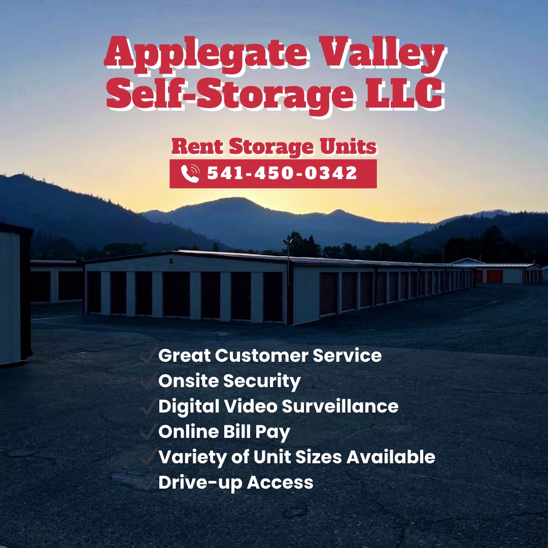 Our storage units are... - Applegate Valley Self-Storage, LLC