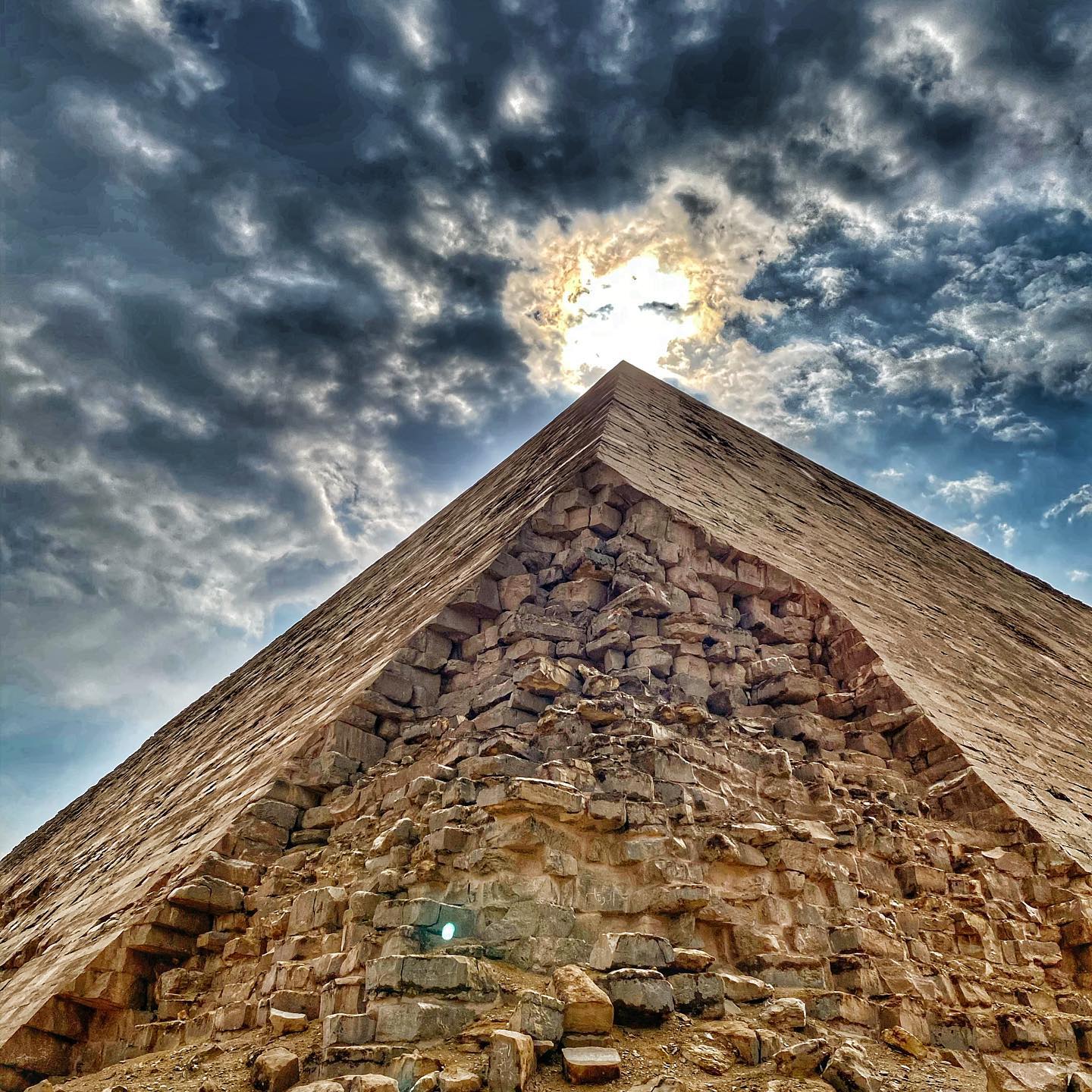 Adam Apollo - The Bent Pyramid: This site in Saqqara has a... | Facebook