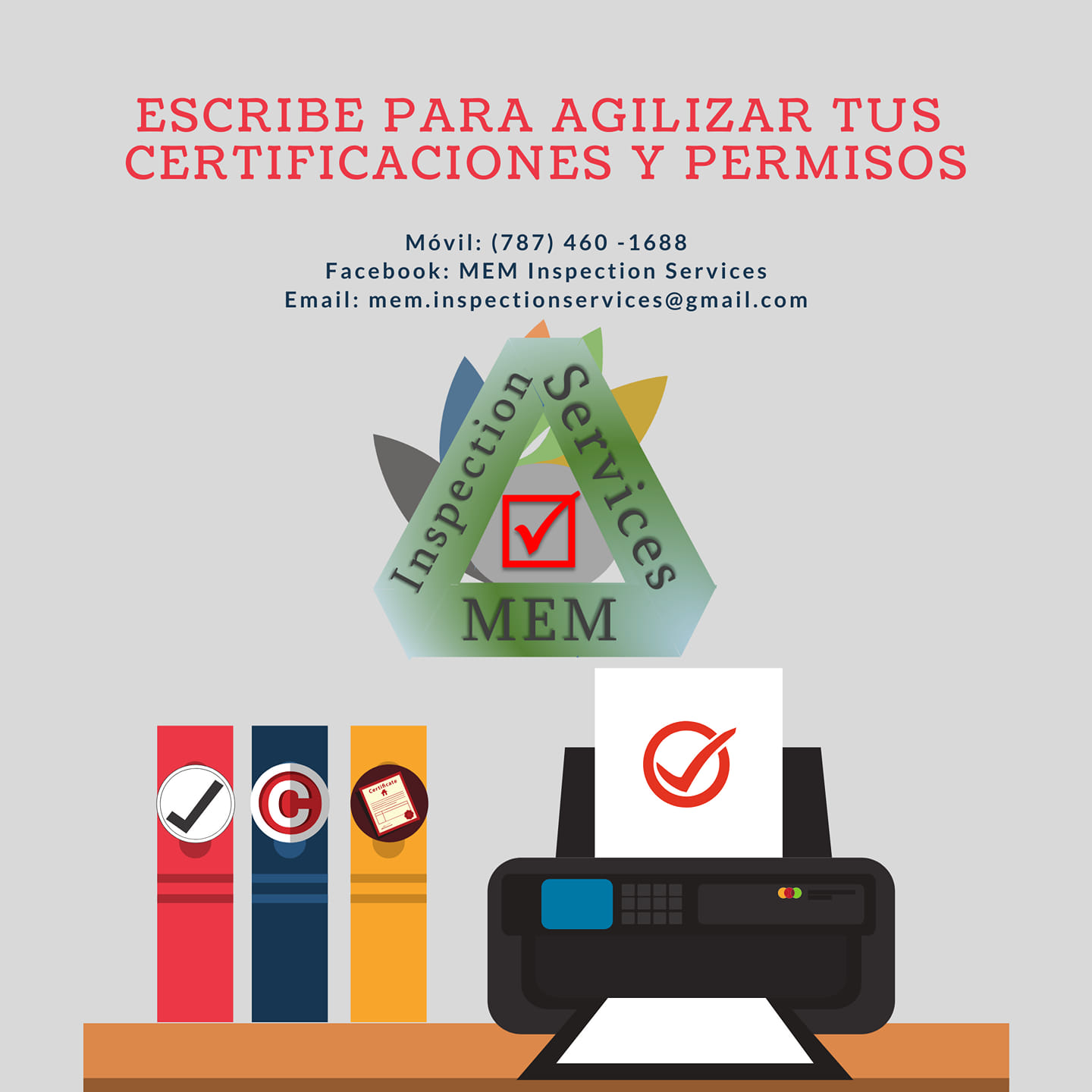 📲 💻 Deja tu mensaje, Escribe un... - MEM Inspection Services