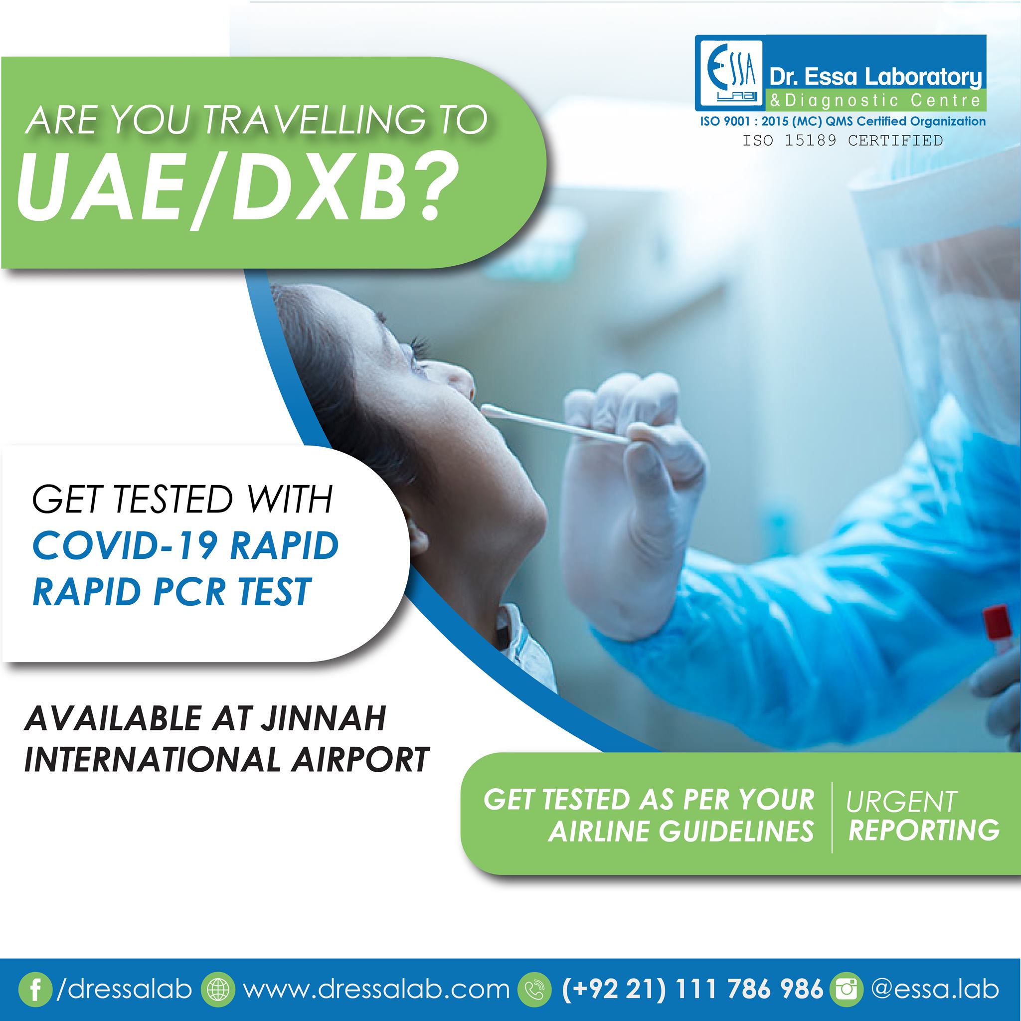 Dr Essa Laboratory & Diagnostic Centre - ARE YOU TRAVELLING TO DUBAI ...