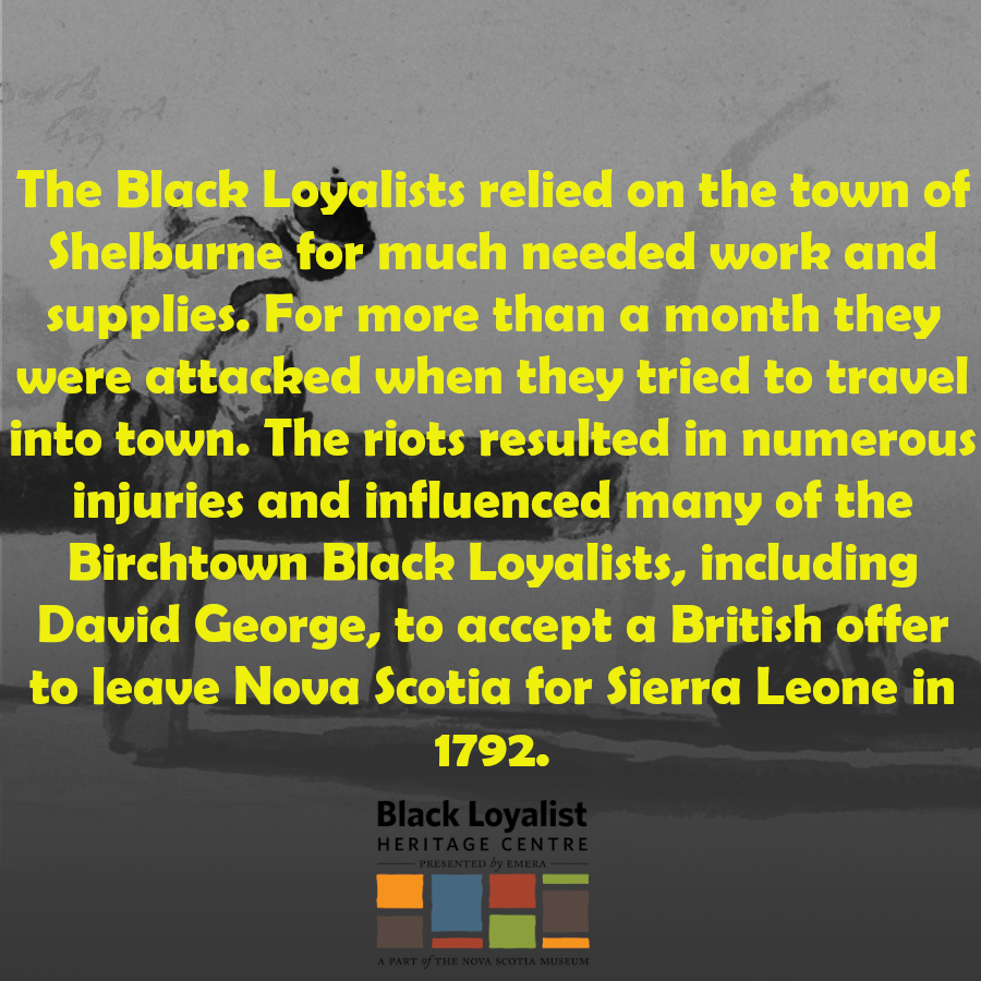 The Shelburne Race Riots... - Black Loyalist Heritage Centre