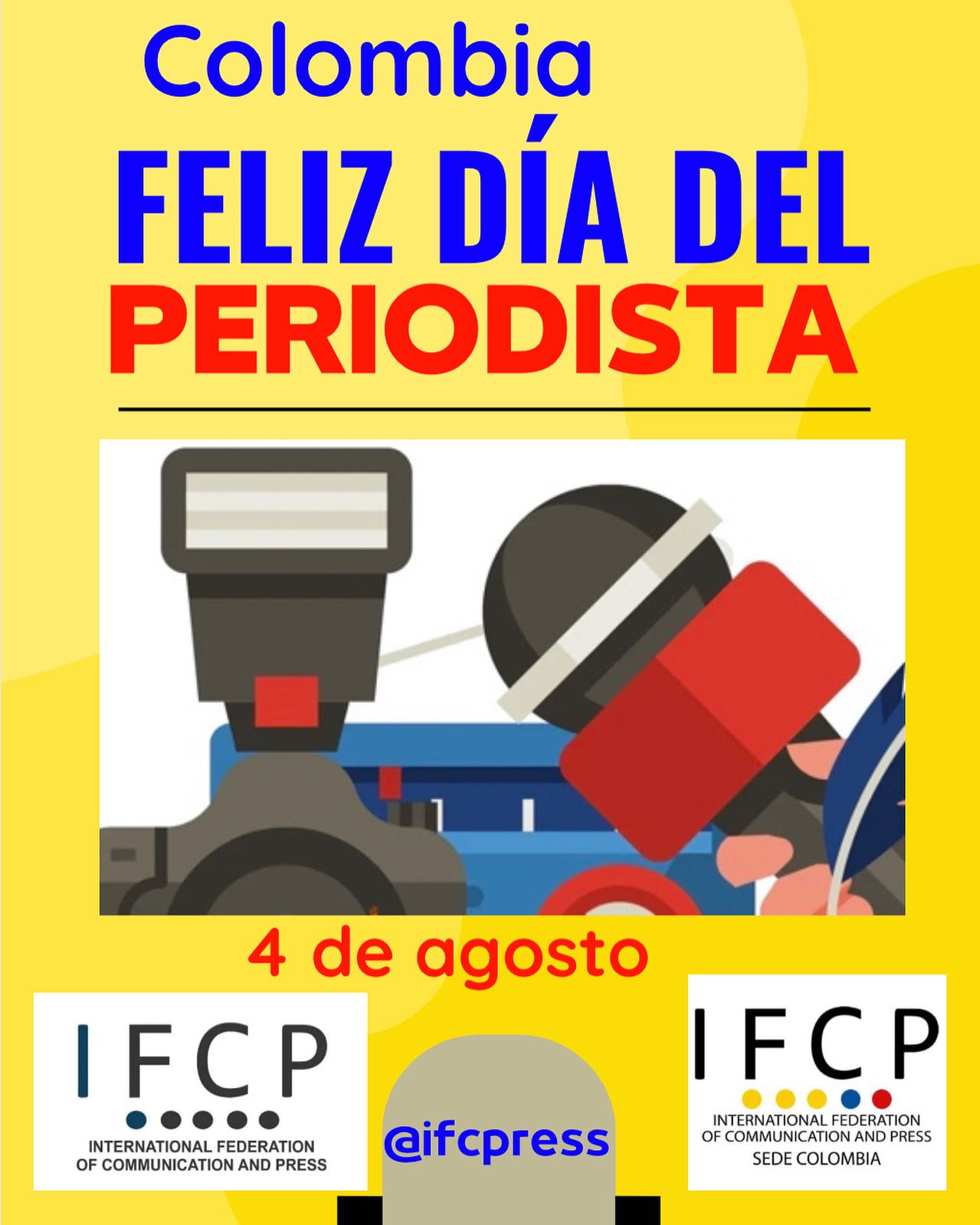 Ifcpress - Desde la IFCP saludamos a todos los periodistas colombianos ...