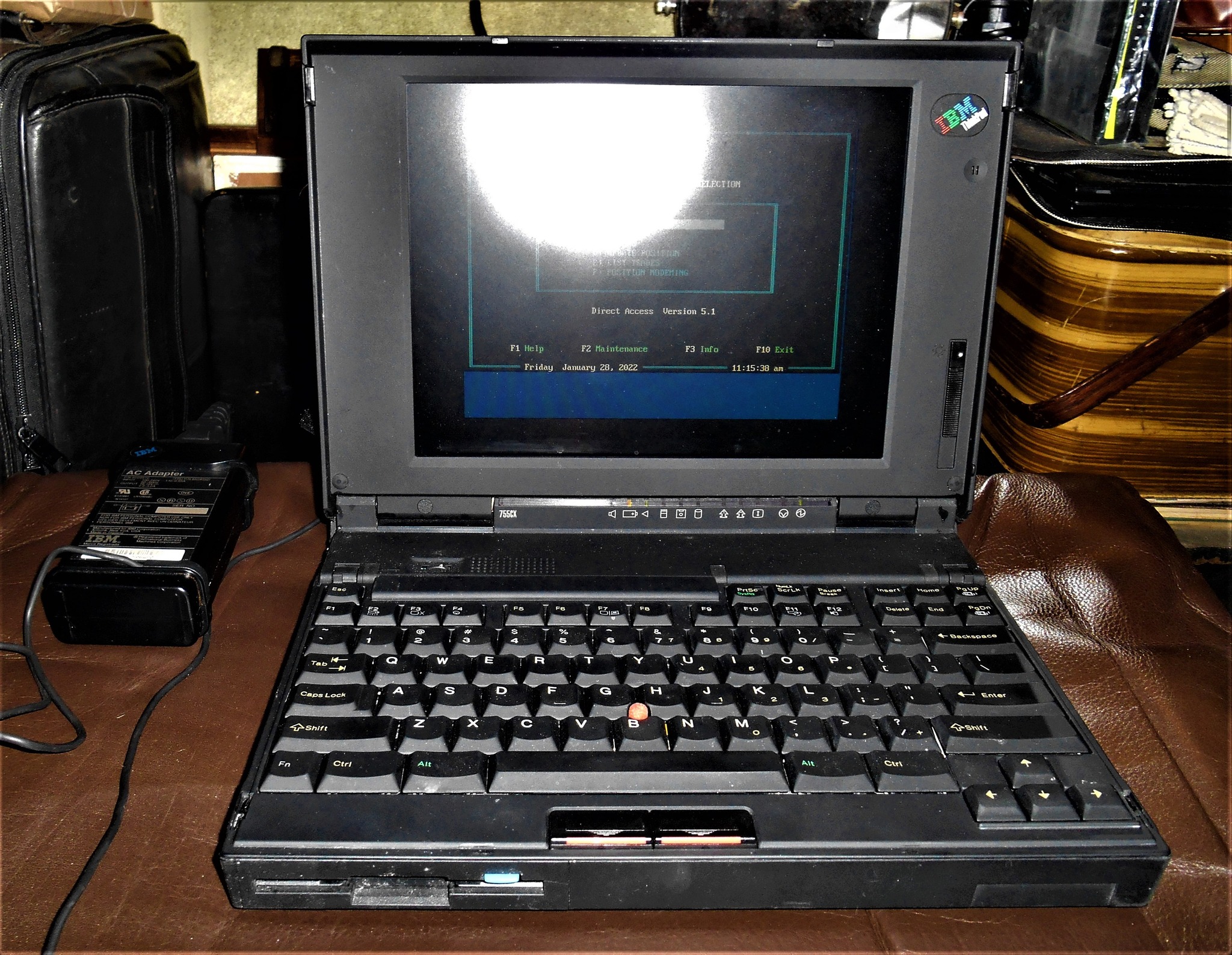 IBM ThinkPad with Win98SE installation