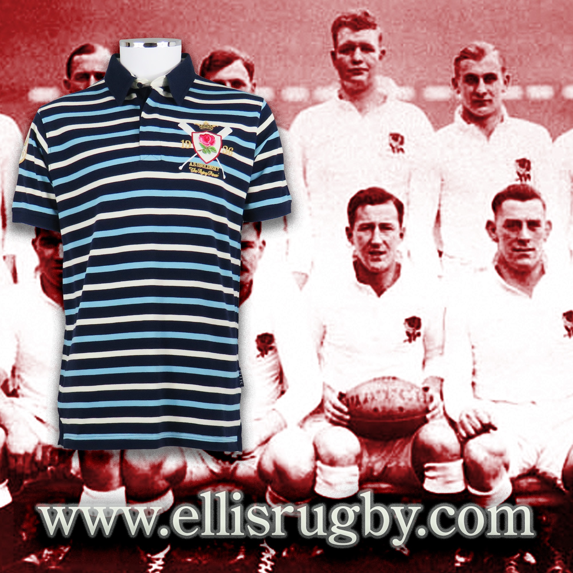 Ellis Rugby - The Vintage English Rugby Prince Polo. To...