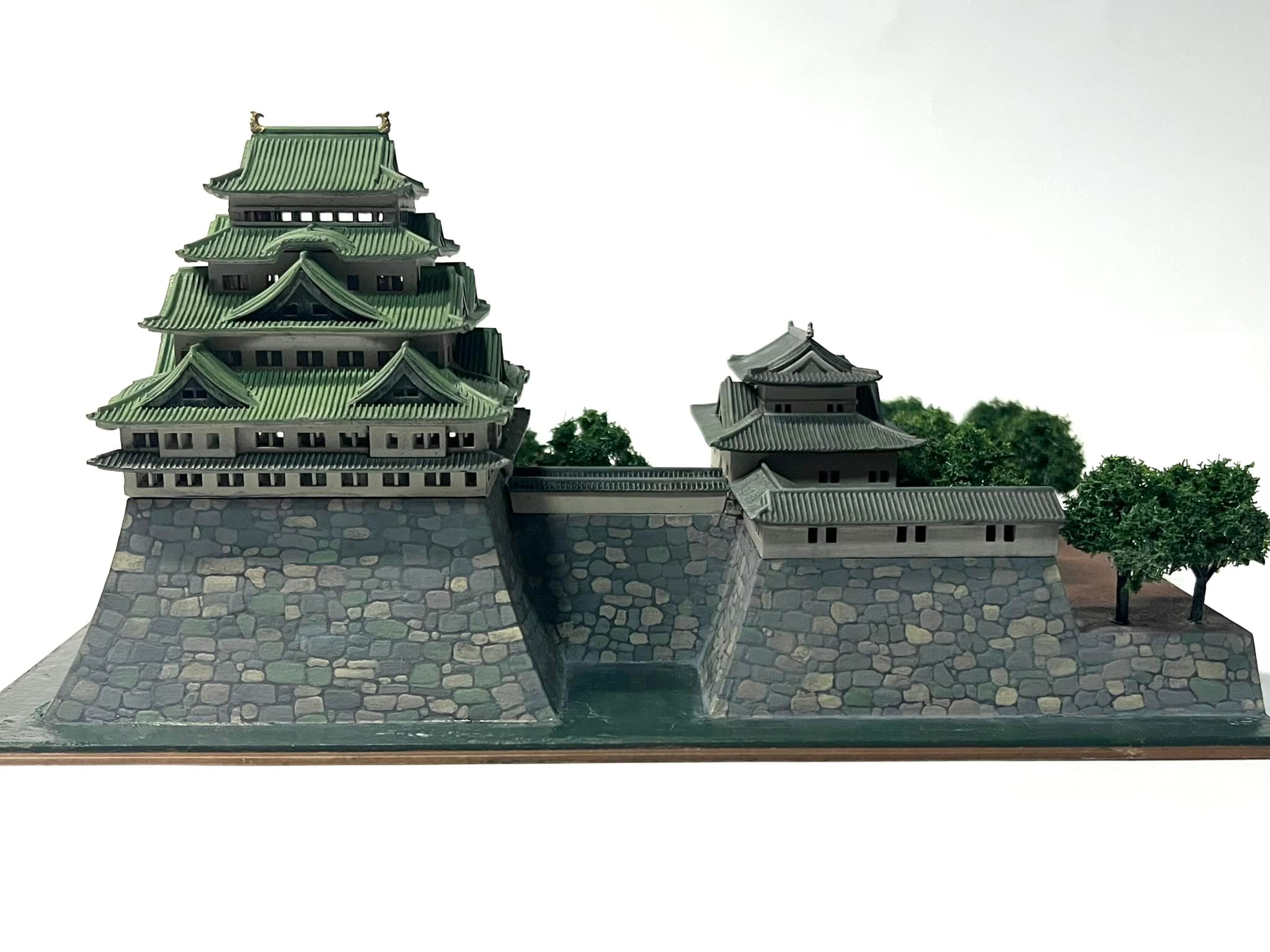 童友社1/700名古屋城です。初めて作ったお城の模型、なぜ作りたかっ