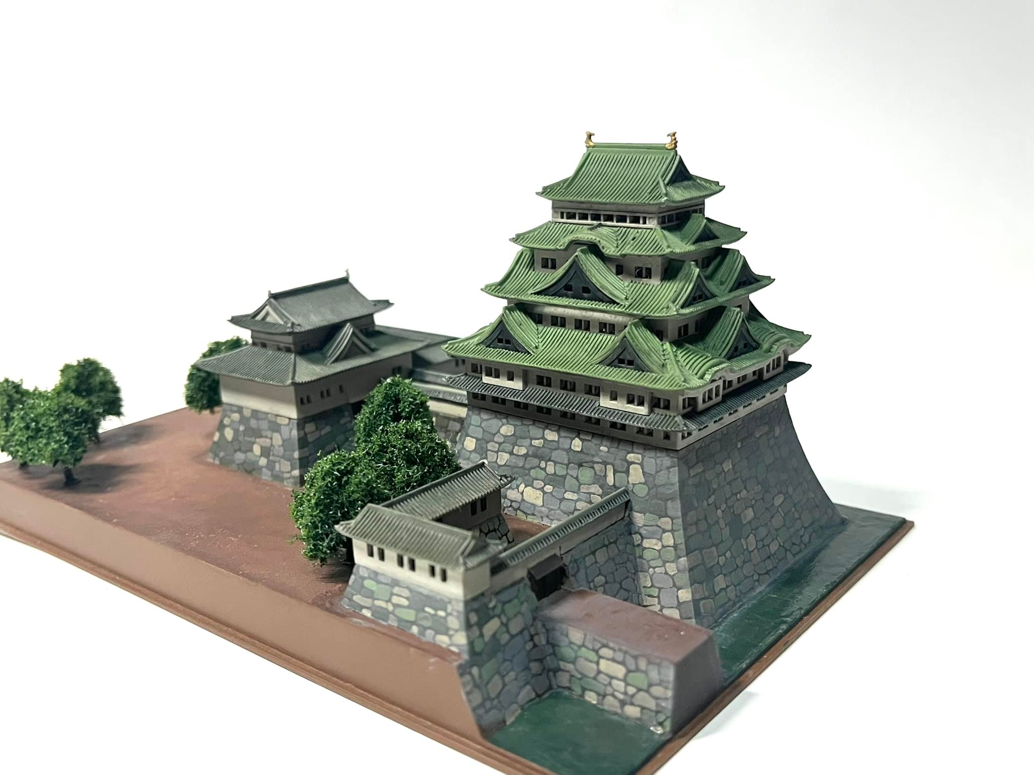 童友社1/700名古屋城です。初めて作ったお城の模型、なぜ作りたかっ