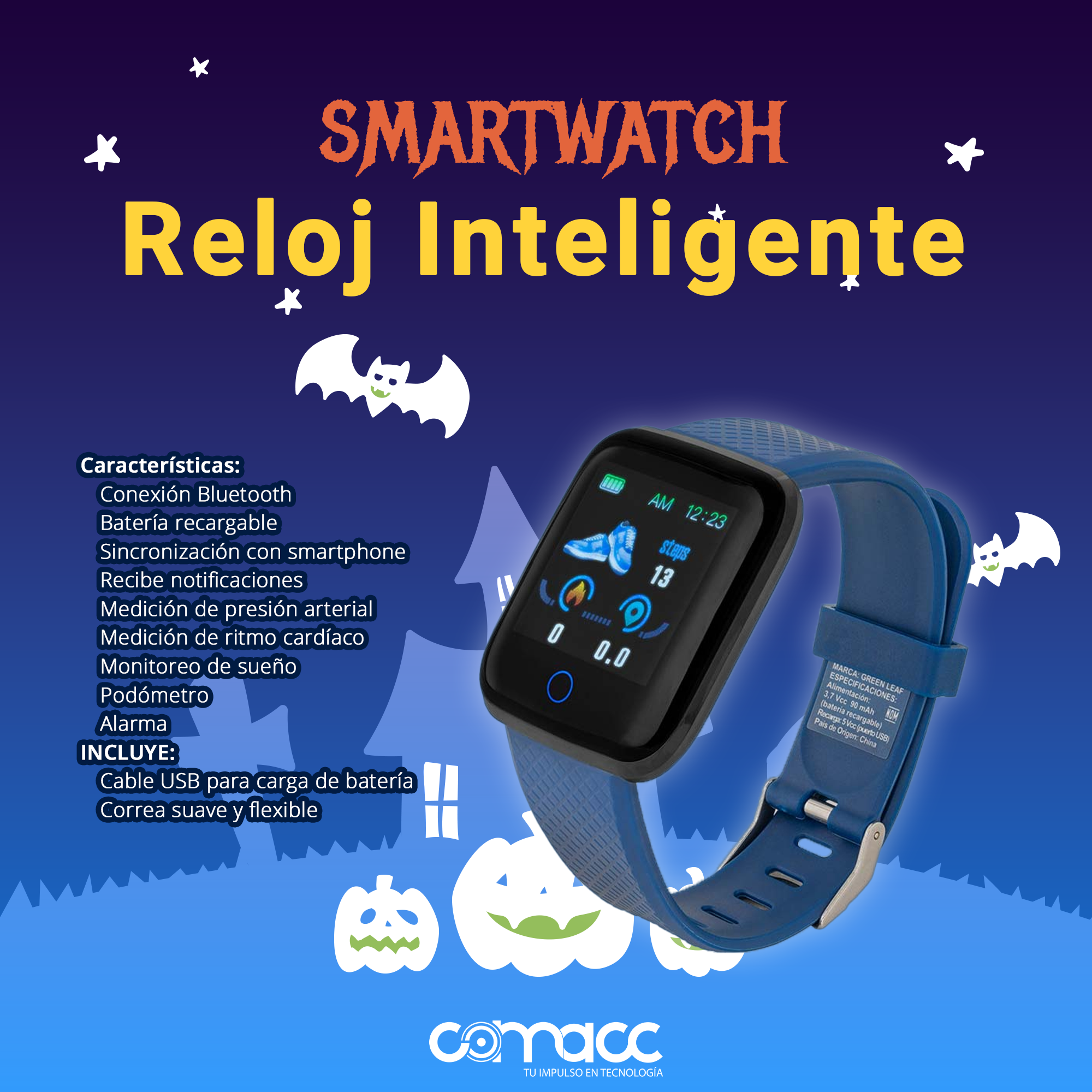 Comacc - Tu salud es primero. Con este smartwatch cuida tu...