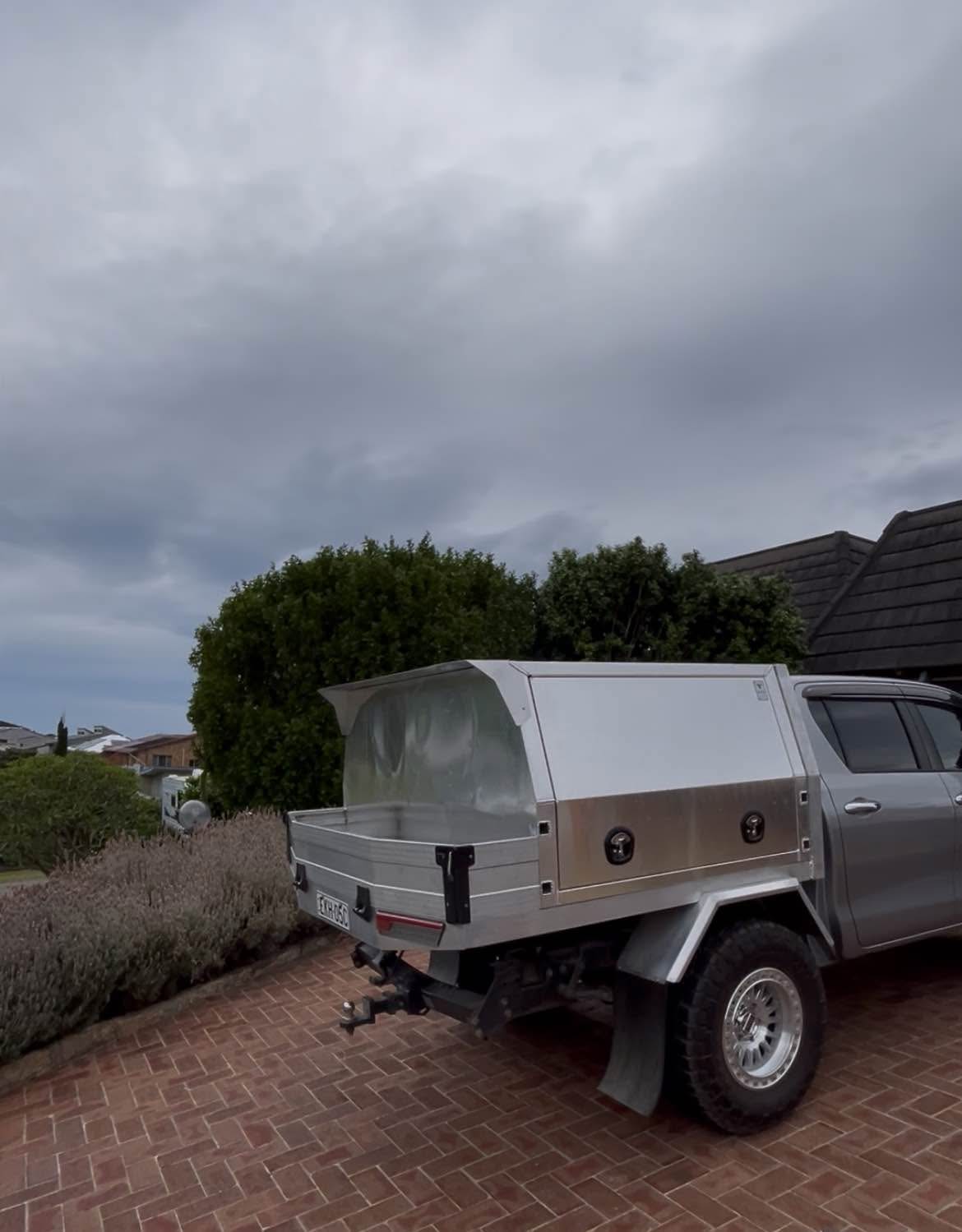 Rear wing to suit APB canopy 3mm aluminium. - Awnings & Canopies ...