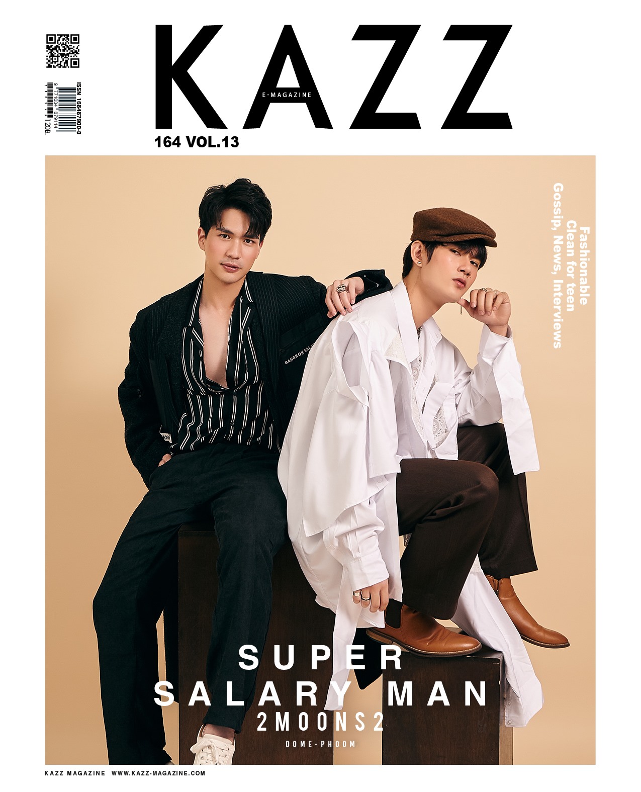 Kazz - มาปล่อยความคูลบนปก Kazz Magazine แล้วกับคู่ โดม - พูม จากซี