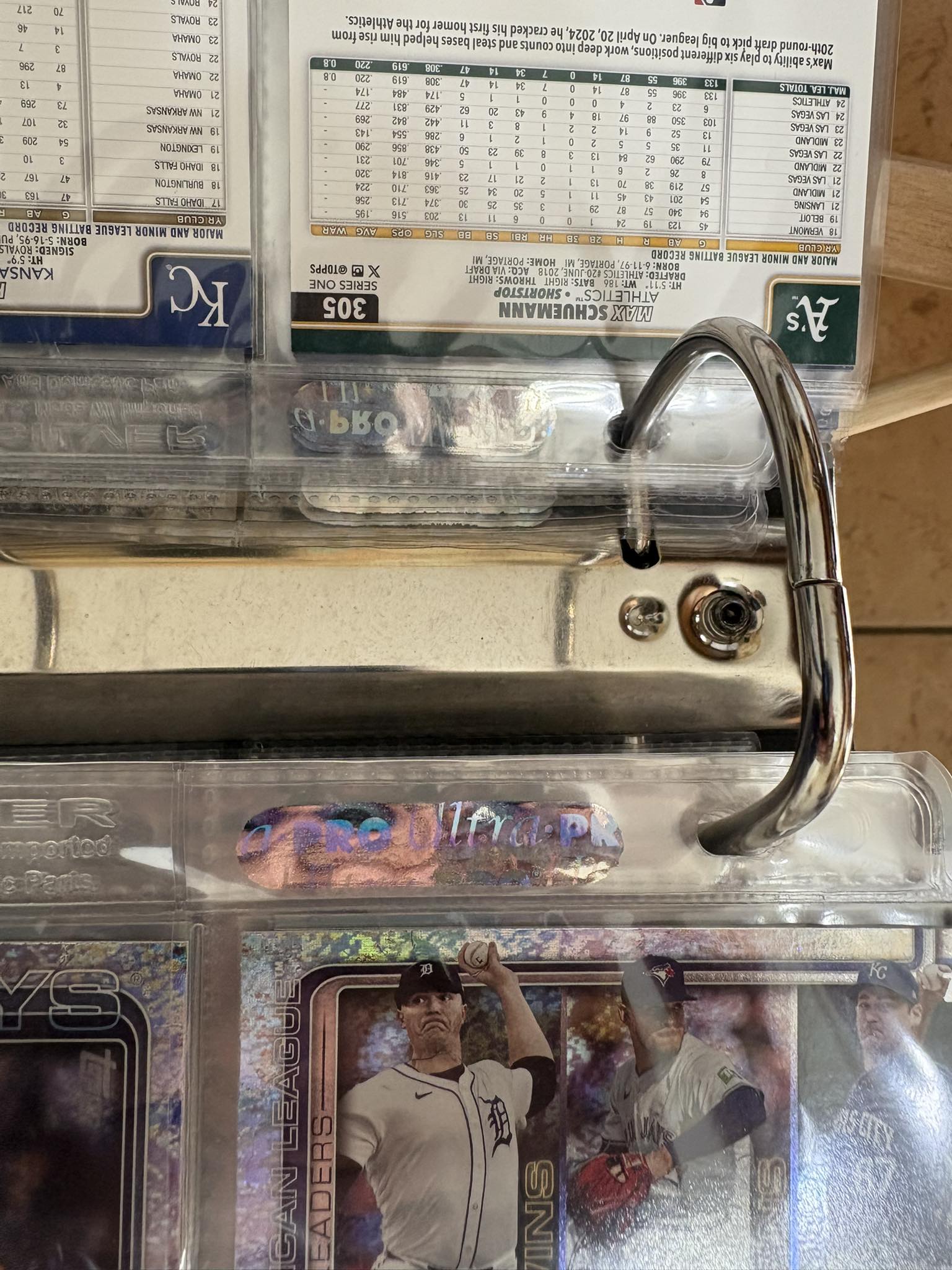how to organize sports cards in a binder HBK Baseball Card 900 Pockets, PU Leather with 50 Sleeves, 3-Ring Collectible Card Album for Trading Cards, Card Collector Gift for Boys Girls (Ohtani-17) : Toys & Games What folders do you use