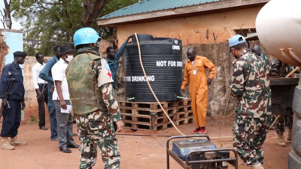 At the... - United Nations Mission in South Sudan (UNMISS) | Facebook
