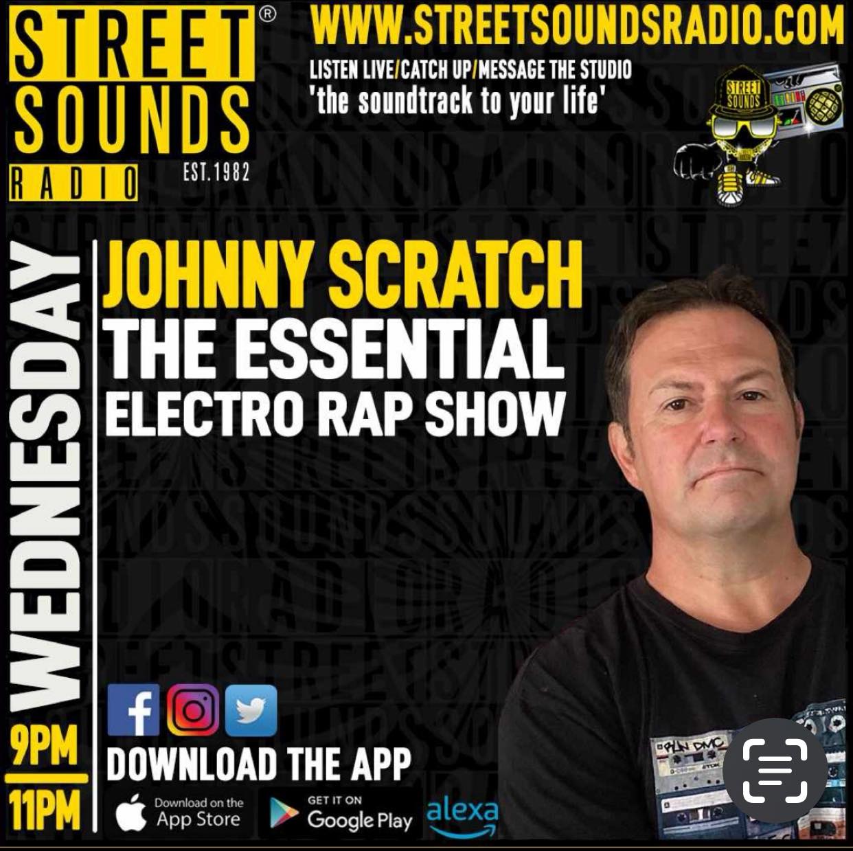 Johnny Scratch presents The Essential Electro Rap Show live on 