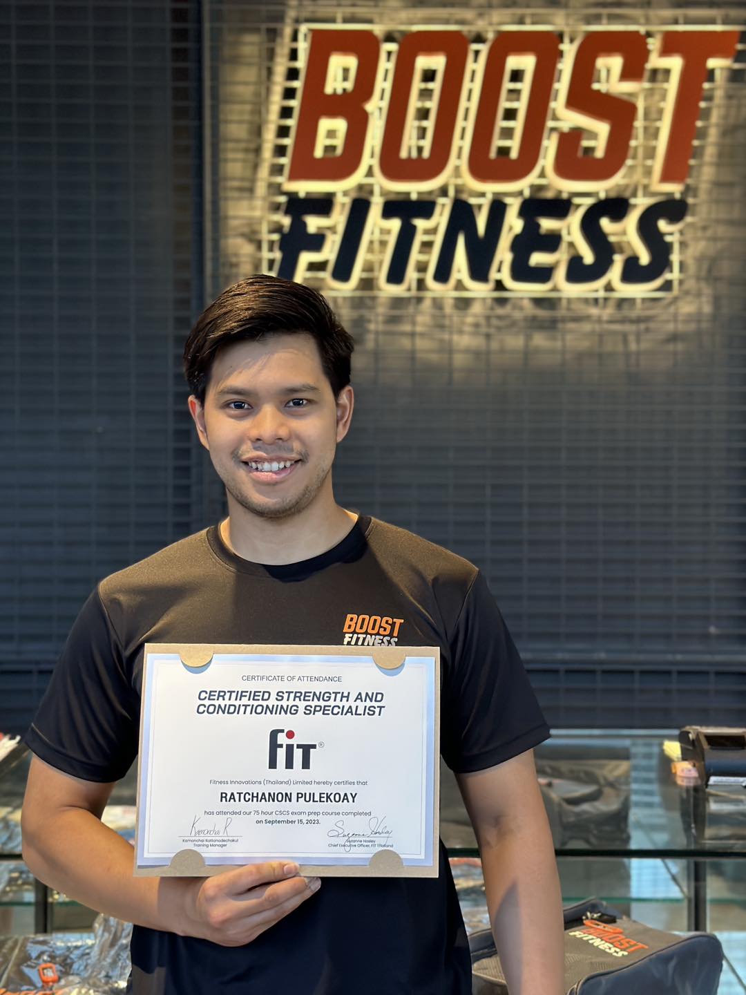 🎊 ขอแสดงความยินดี 🎊 กับโค้ช First... - Boost Fitness Bkk | Facebook