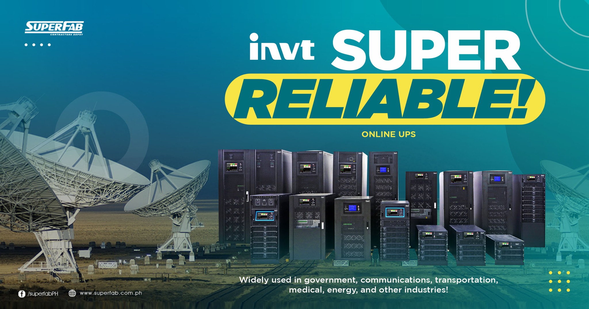 Super realiable INVT Online... - Superfab Contractor's Depot