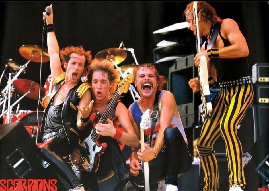 Scorpions at Super Rock 84 in Nagoya, Japan