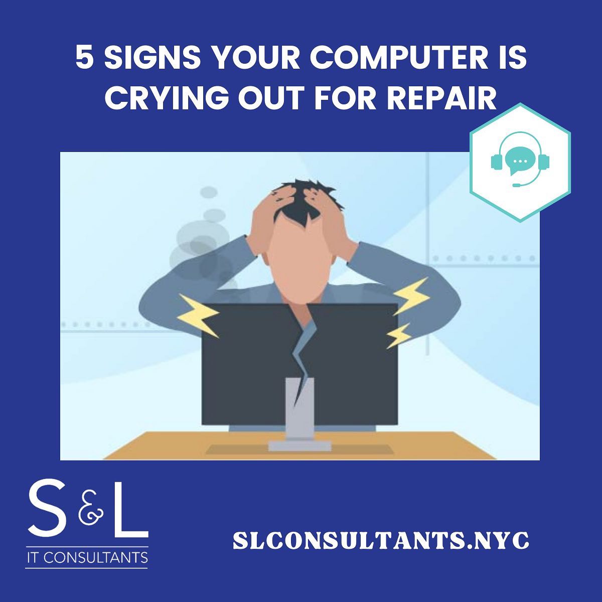5 SIGNS YOUR COMPUTER IS CRYING OUT... - S&L IT Consultants