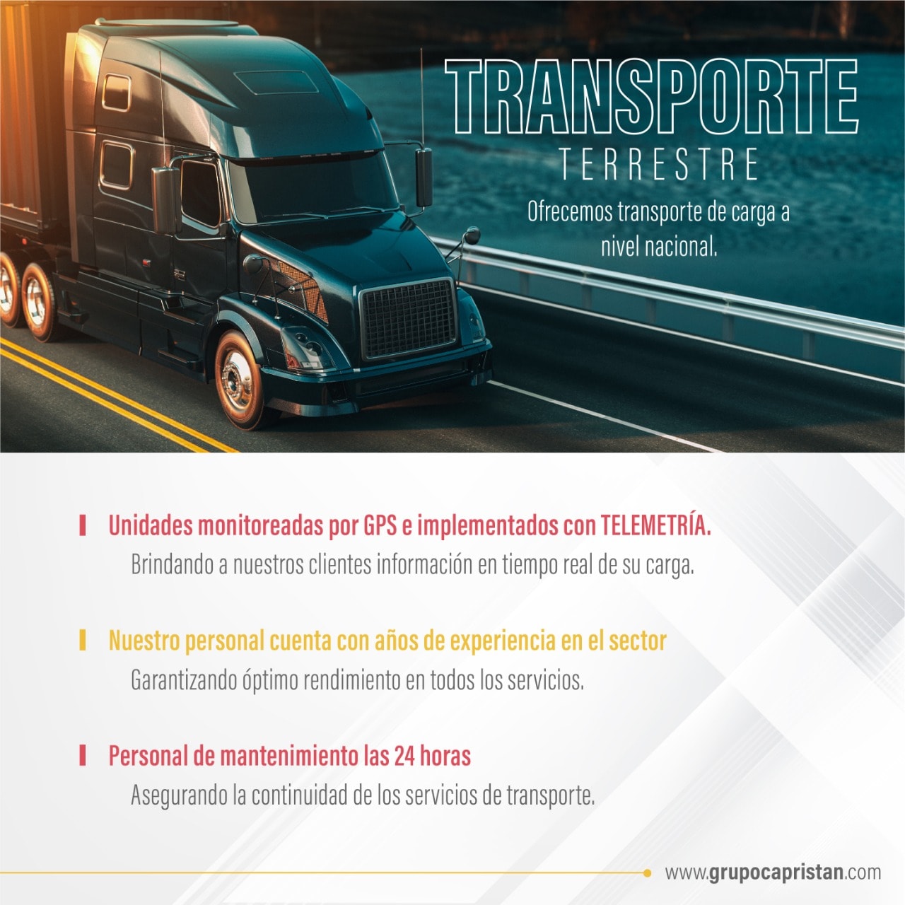 Grupo Capristán - Conoce nuestros servicios, nuestros 25...