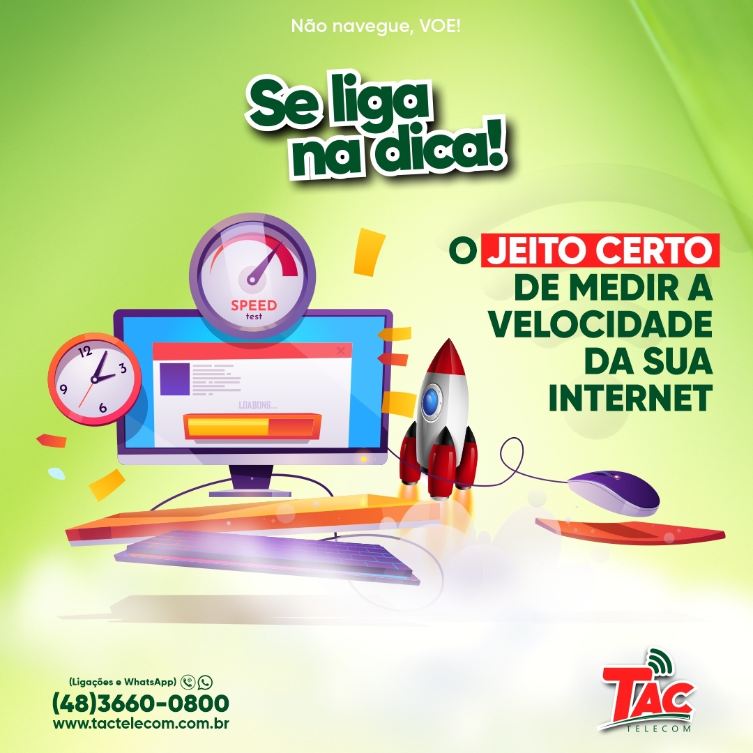 Tac Telecom - Você sabe a forma correta de testar a velocidade da sua ...