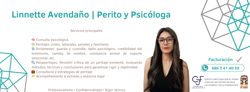 Perito Psicologa Linnette Avendano