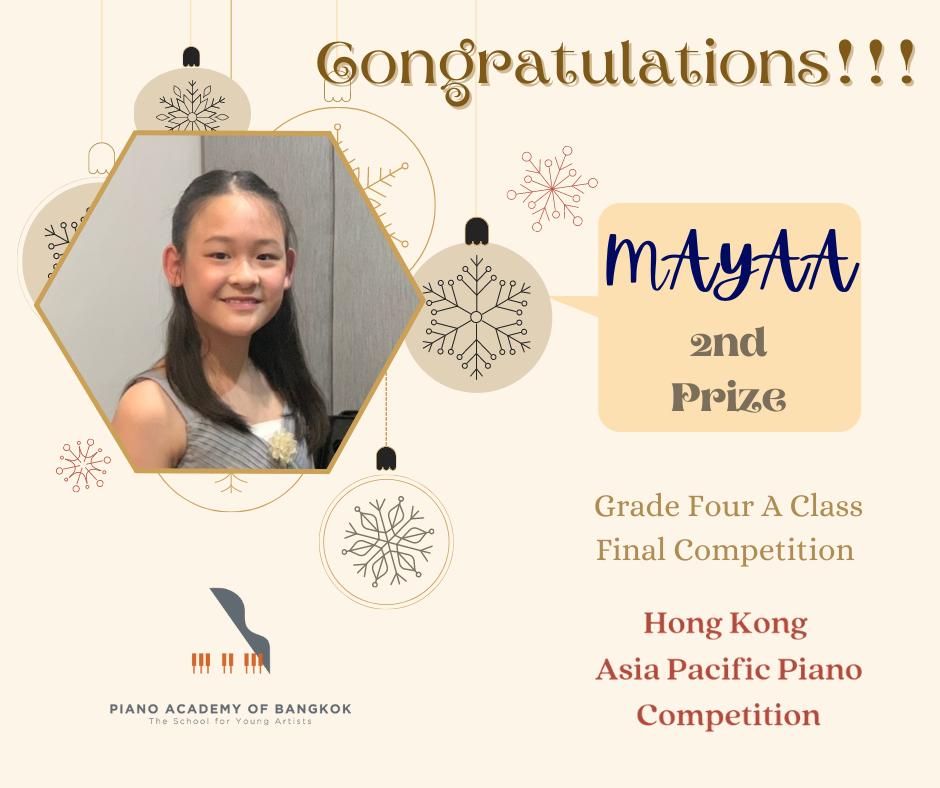 🎉 Congratulations 🎉 สถาบัน... - Piano Academy of Bangkok | Facebook