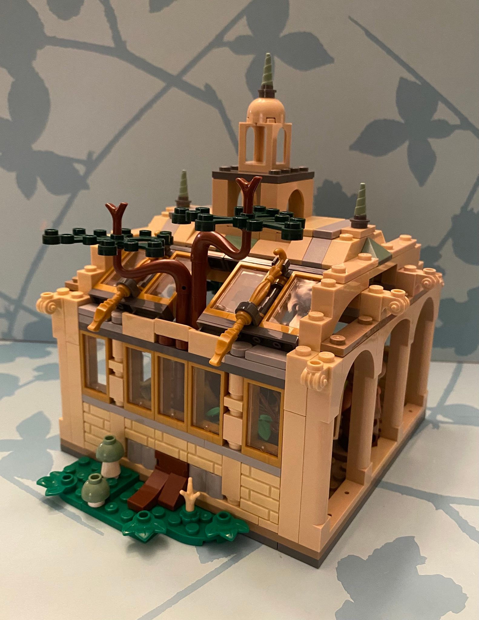 Modified 76445 Harry Potter herbology class set