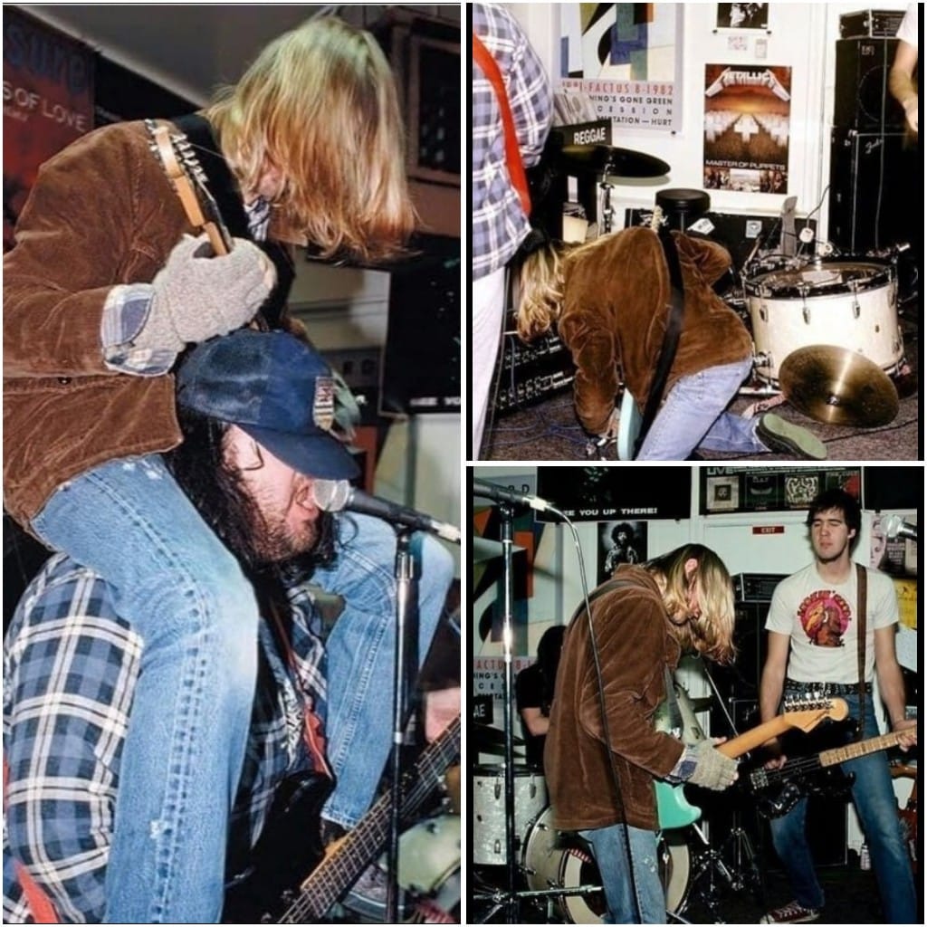 Concert poster for NIRVANA with special guests the Butthole