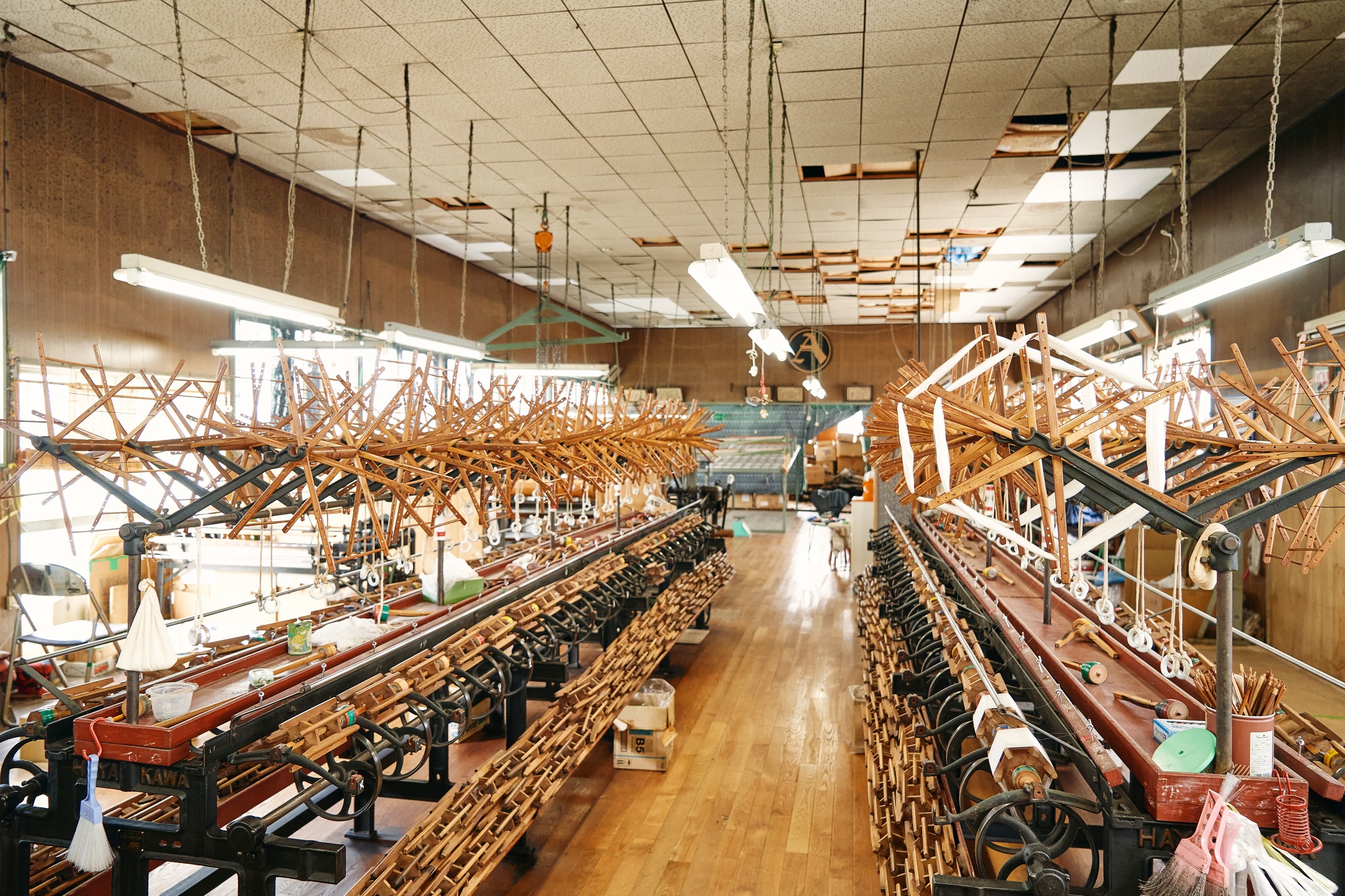 Visit a tatami edge factory and Experience of making a small