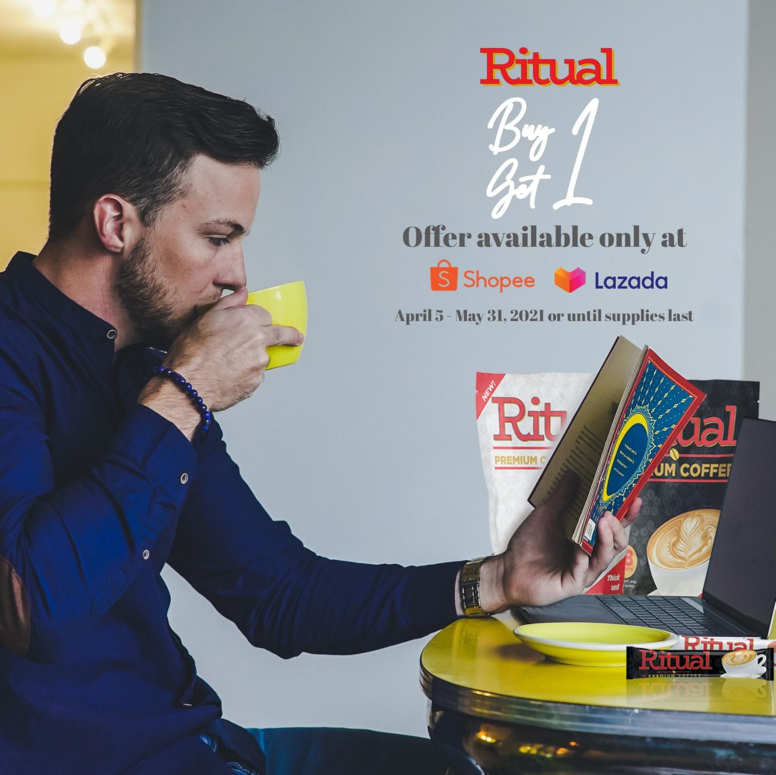 Ritual - Have your instant coffee or chocolate malt drink...