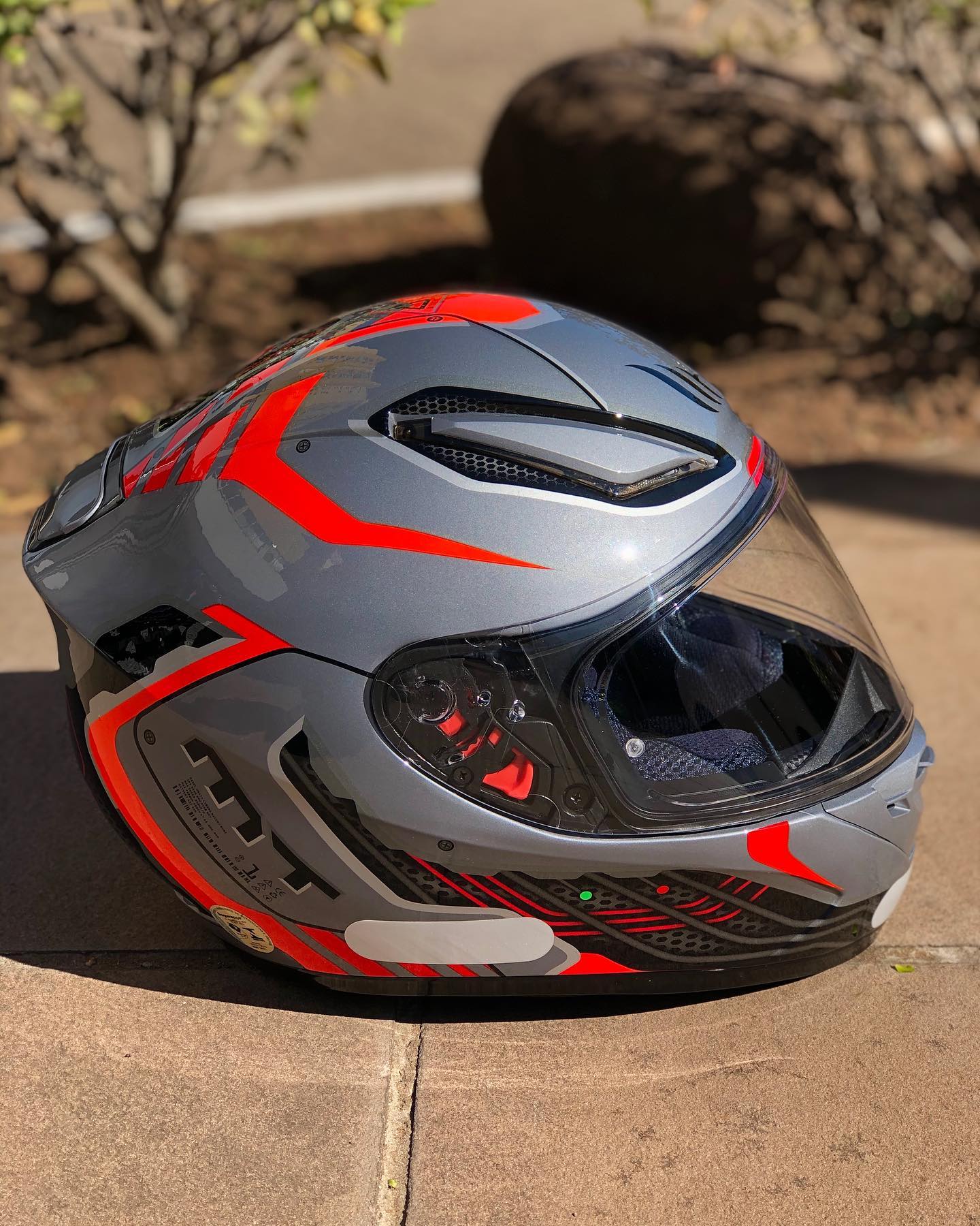 mt cyborg helmet ORIGINE ADVENTURE 22.06 YELLOW WHITE SMK Agnar Capacete MT Revenge Cyborg Cinza/Laranja