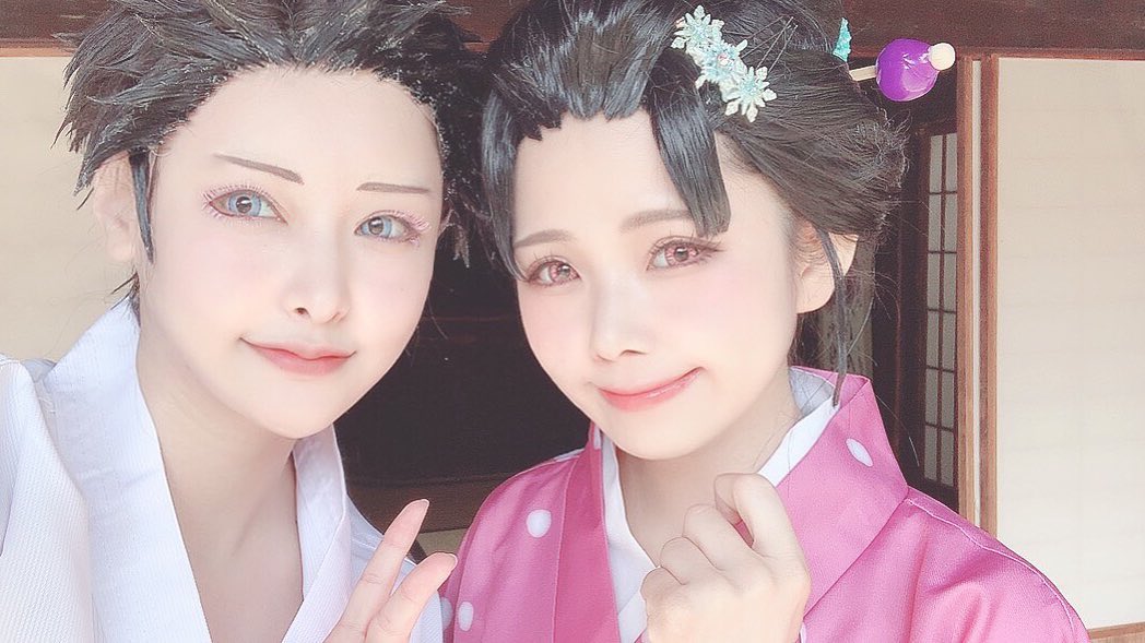 恋 雪 コスプレ 送料無料 鬼滅の刃 風 恋雪 コスプレ ウィッグ かつら 激安