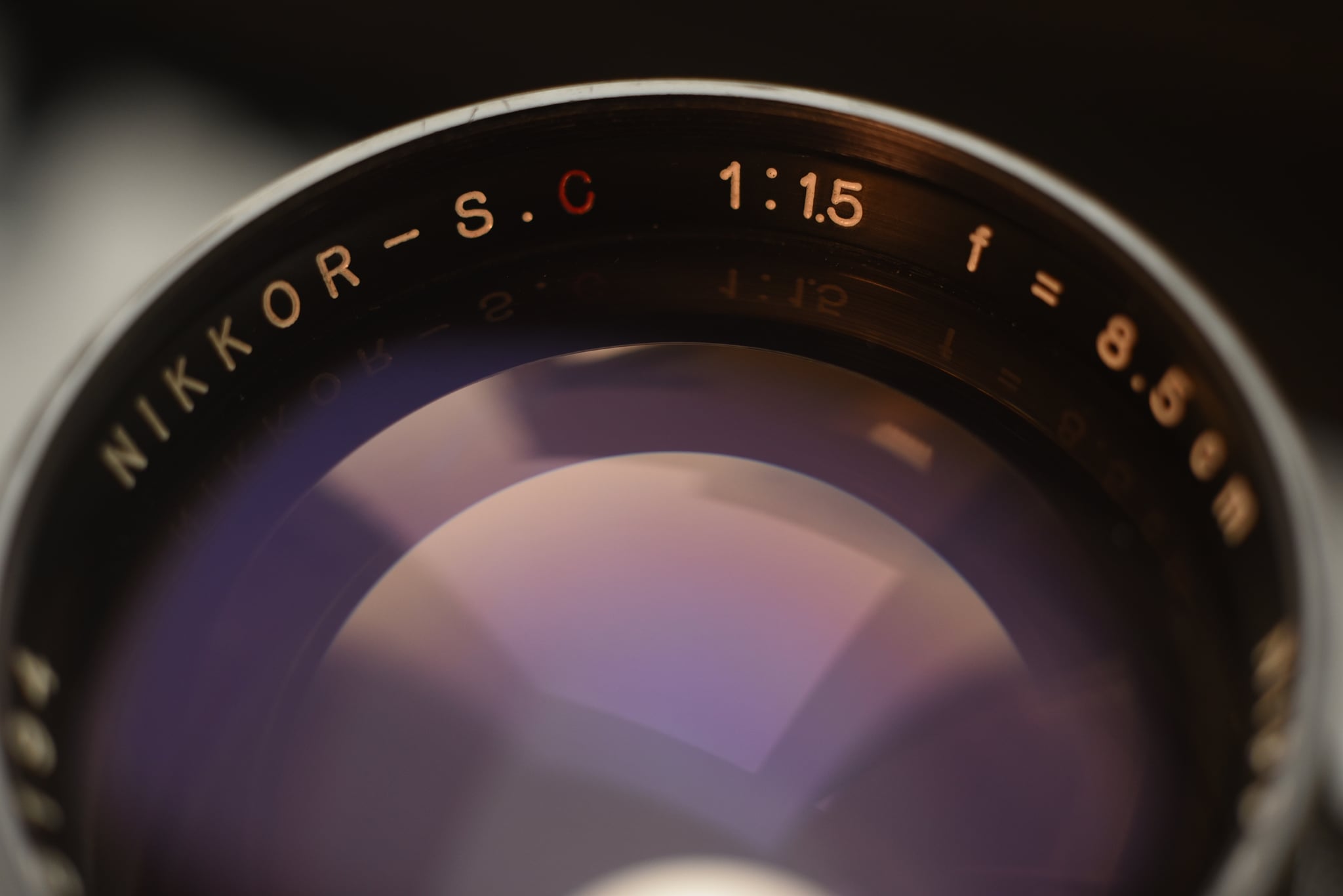 Rare Nikon Nikkor 8.5cm f1.5 lens for Nikon rangefinder
