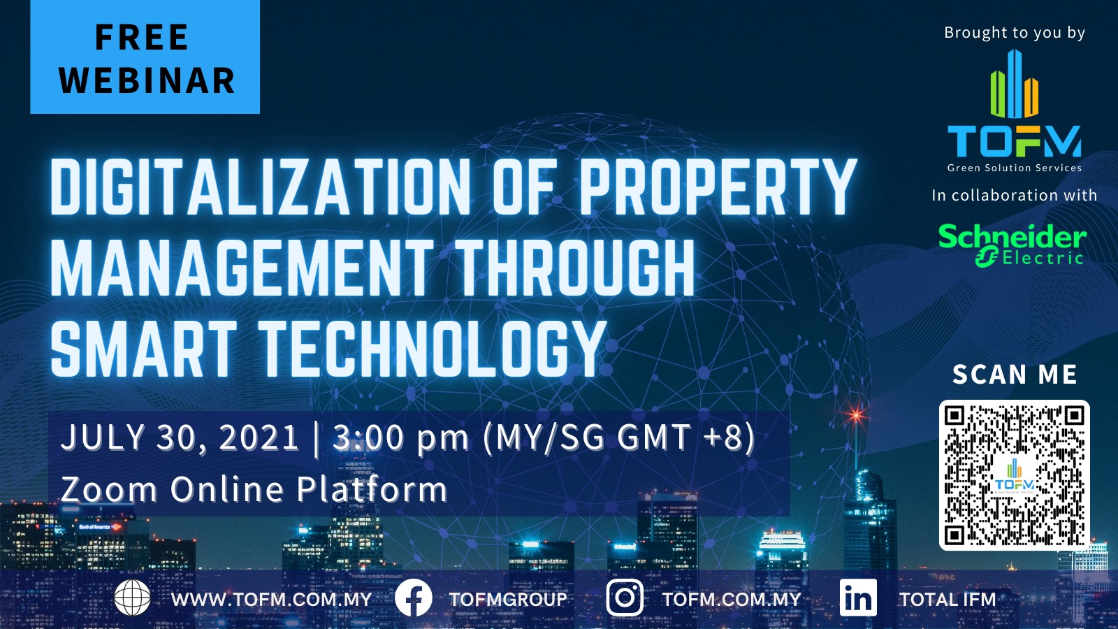 Total Ifm Greetings From Total Ifm Sdn Bhd We Are Very Excited To Inform You About Our Next Webinar Session Titled Digitalisation Of Property Management Through Smart Technology In This Webinar