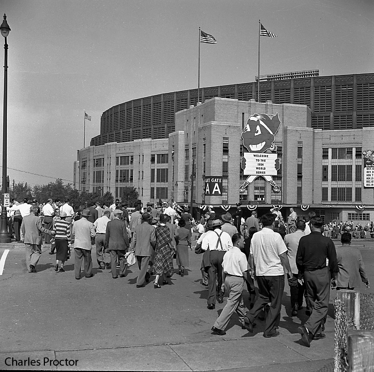 1954 World Series photos at Cleveland Stadium by Charles Proctor