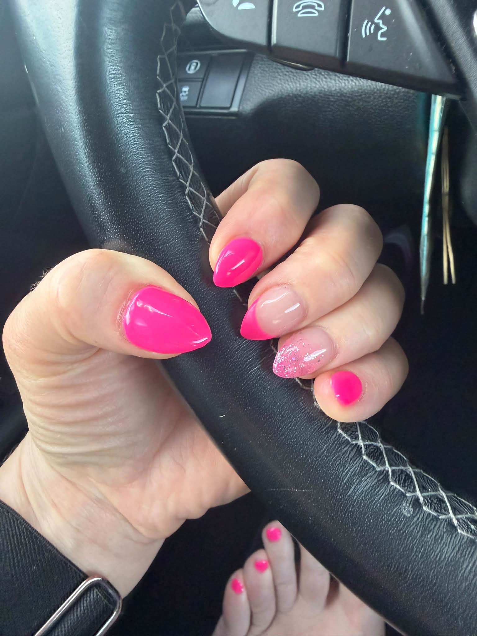 nails for a hot pink dress nail polish recommendations to match style:LS Seasonal Shirts
