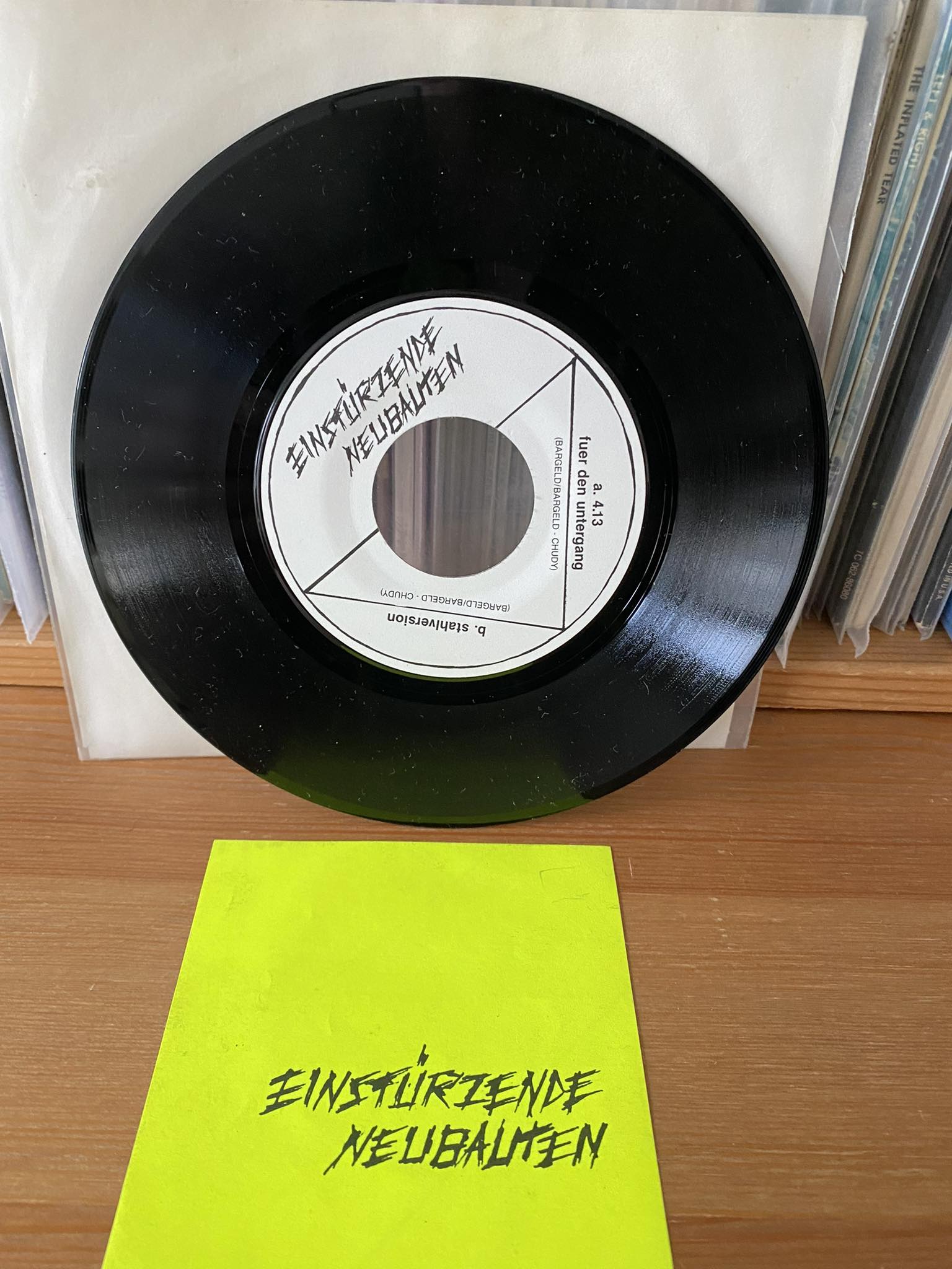 one of my rarest Einstürzende Neubauten artefacts. Original Reel