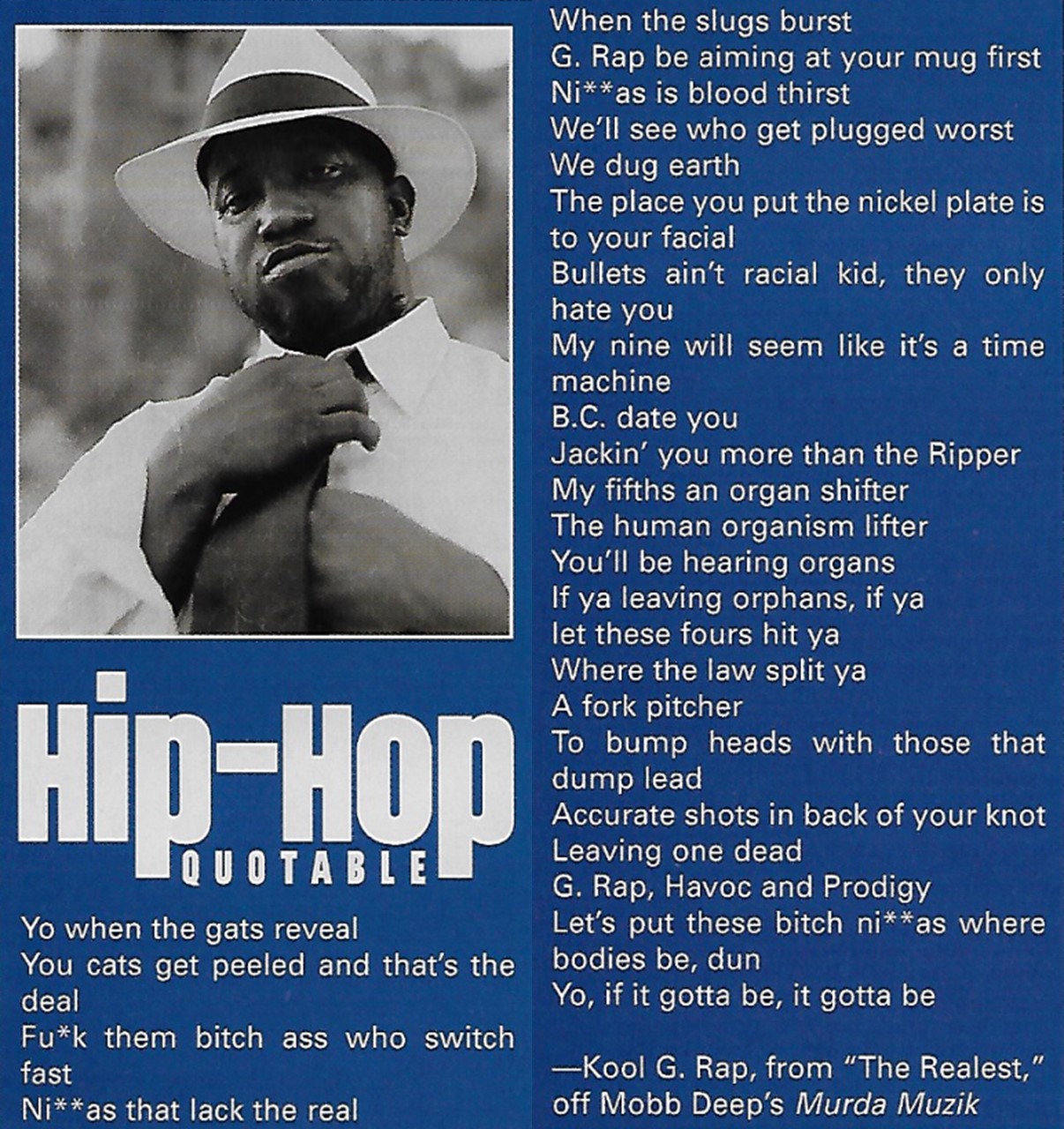 Kool G Rap's verse on 