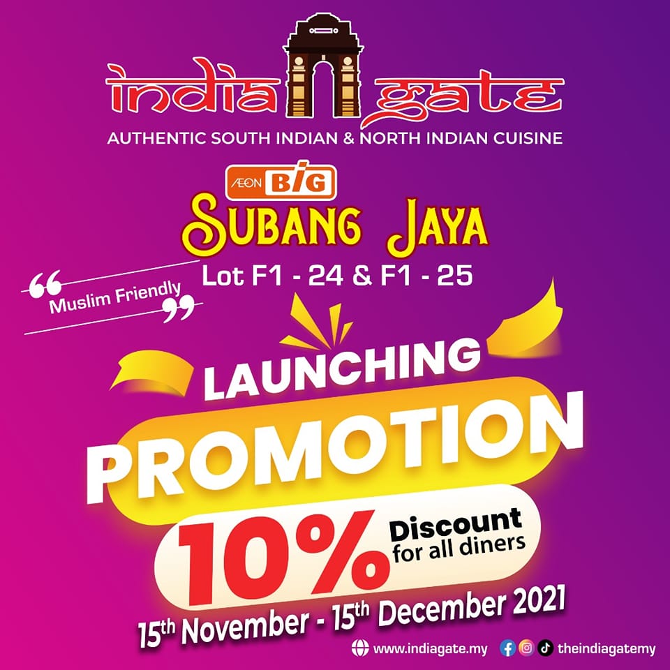 Dine-in and get 10% discount... - The India Gate Restaurant | Facebook