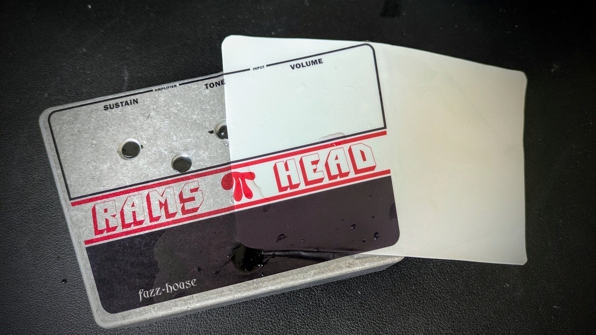 Upcoming project, the legendary Big Muff Ram's Head.