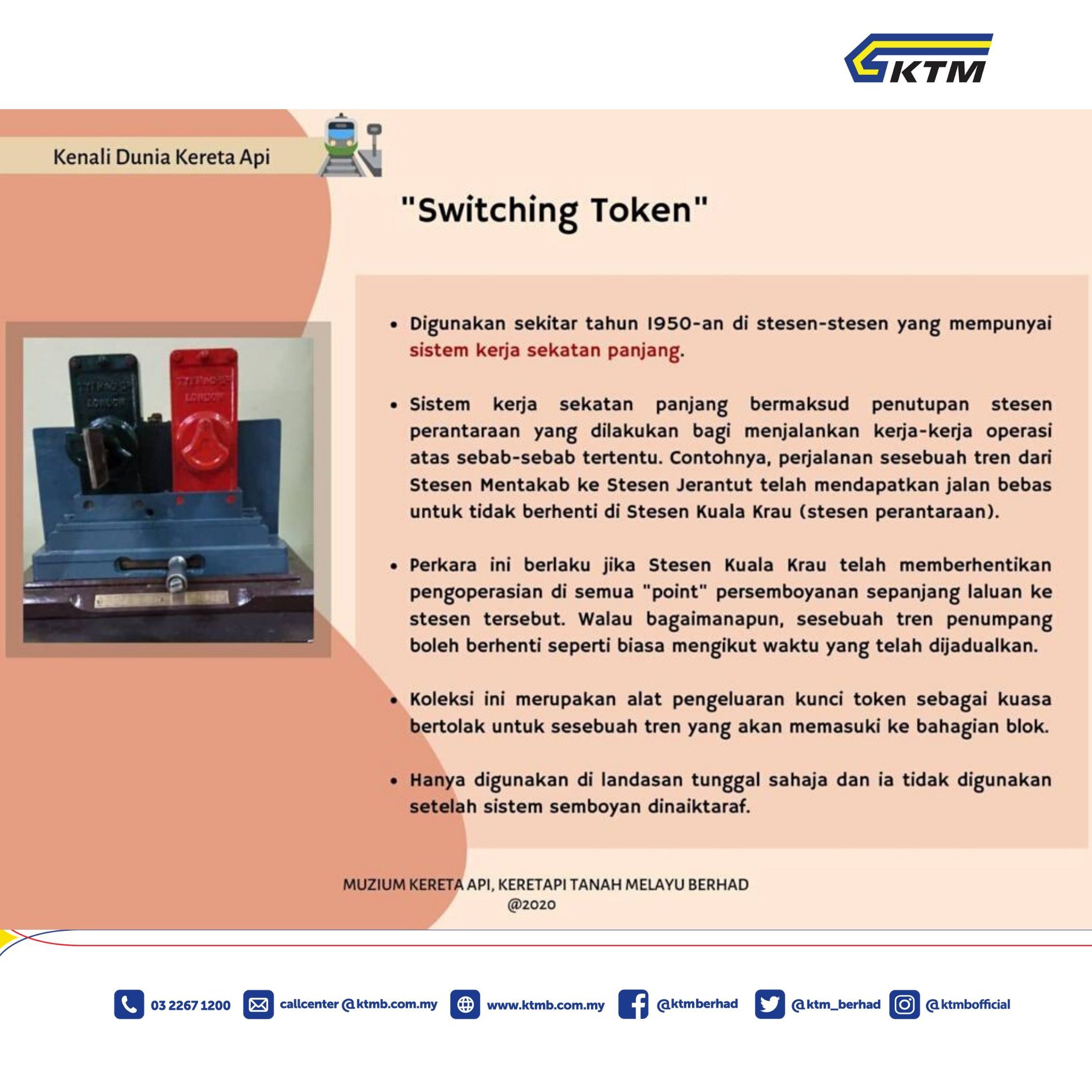 KTM Berhad - Siapa tahu tentang Switching Token? Kalau... | Facebook