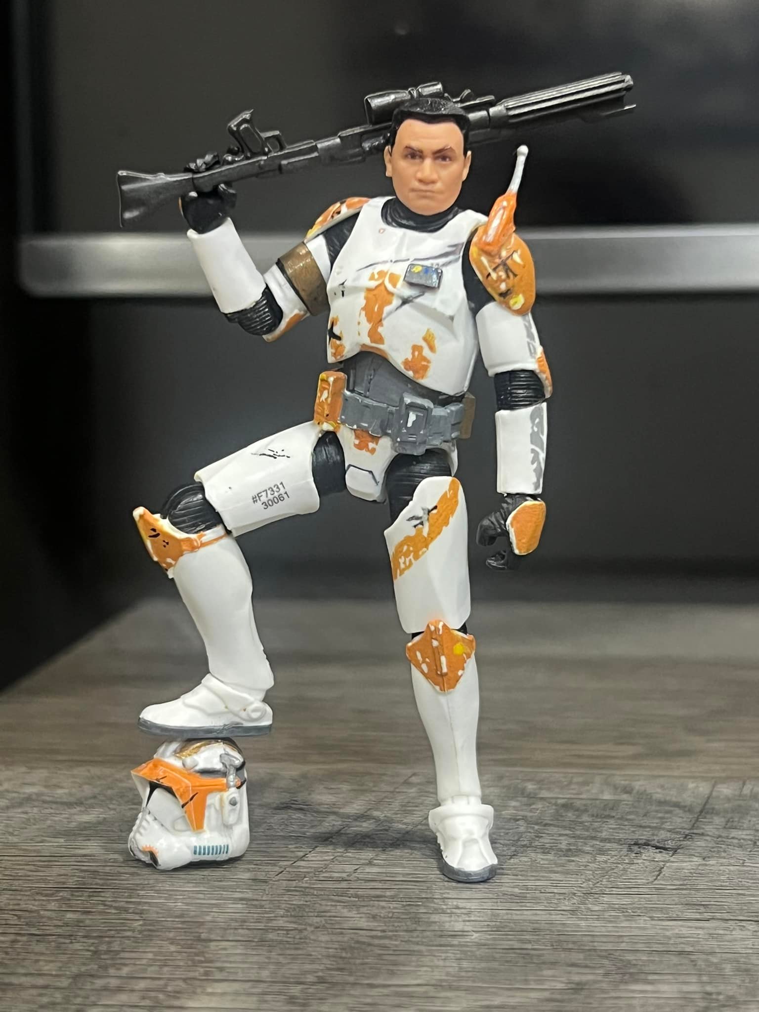 Custom Commander Cody figure for Revenge of the Sith 20th anniversary