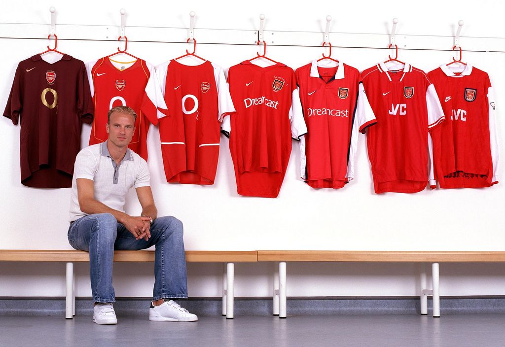 Testimonial shirts: Bergkamp, Arsenal 2006 Dennis Bergkamp's