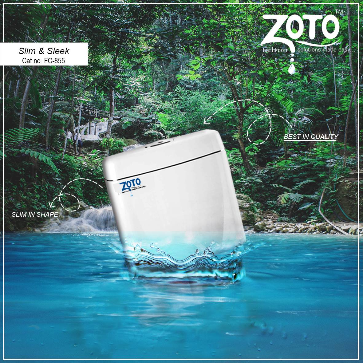 Zoto india - Take a look at the slim and sleek cistern by... | Facebook