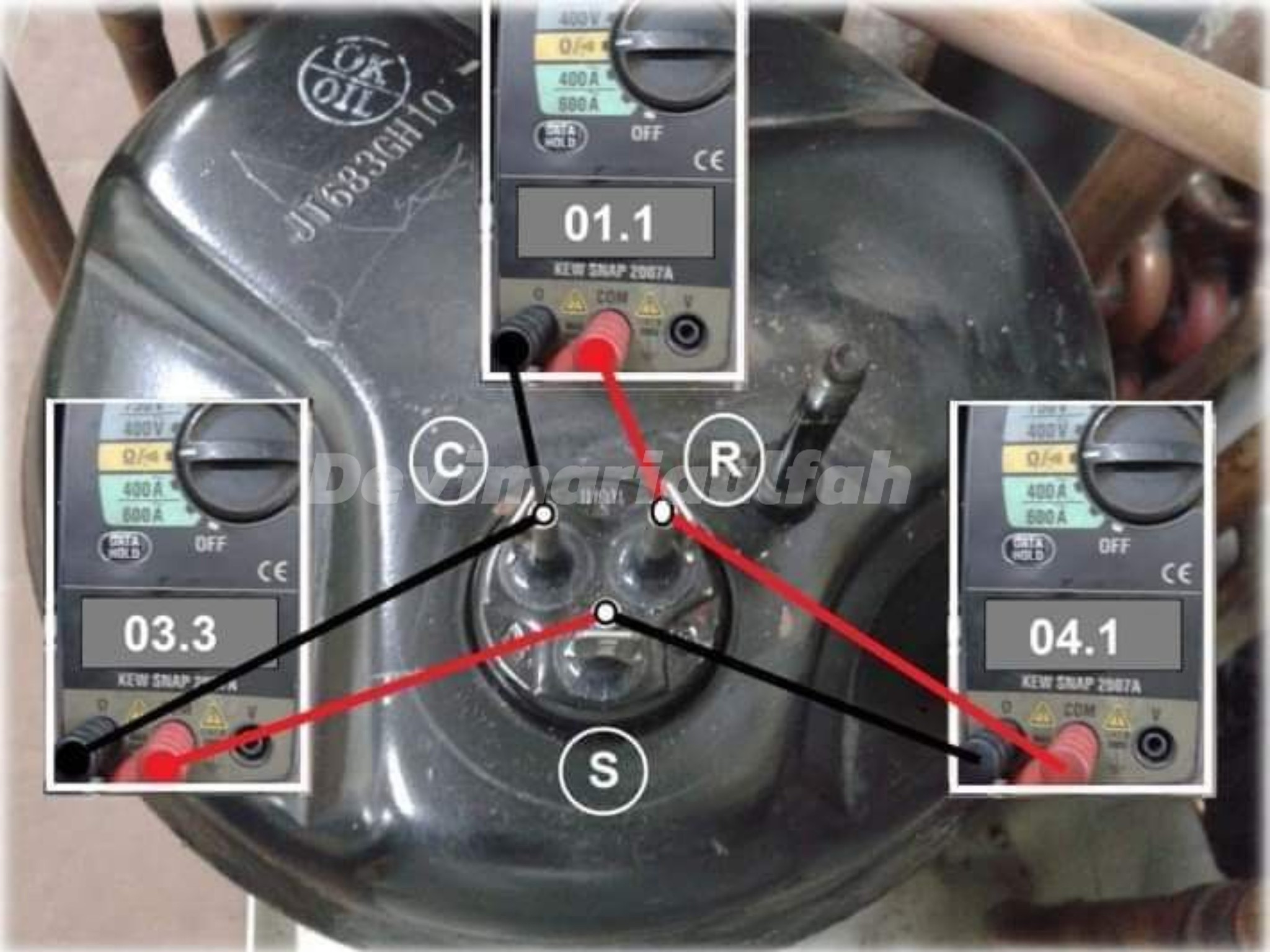 Aprendiendo a reparar Lavadoras | Compressor winding resistance test ...