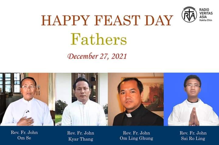 RVA - K'Cho Service - 🎉 Happy Feastday to Rev. Fr. John Om Se (Mindat ...