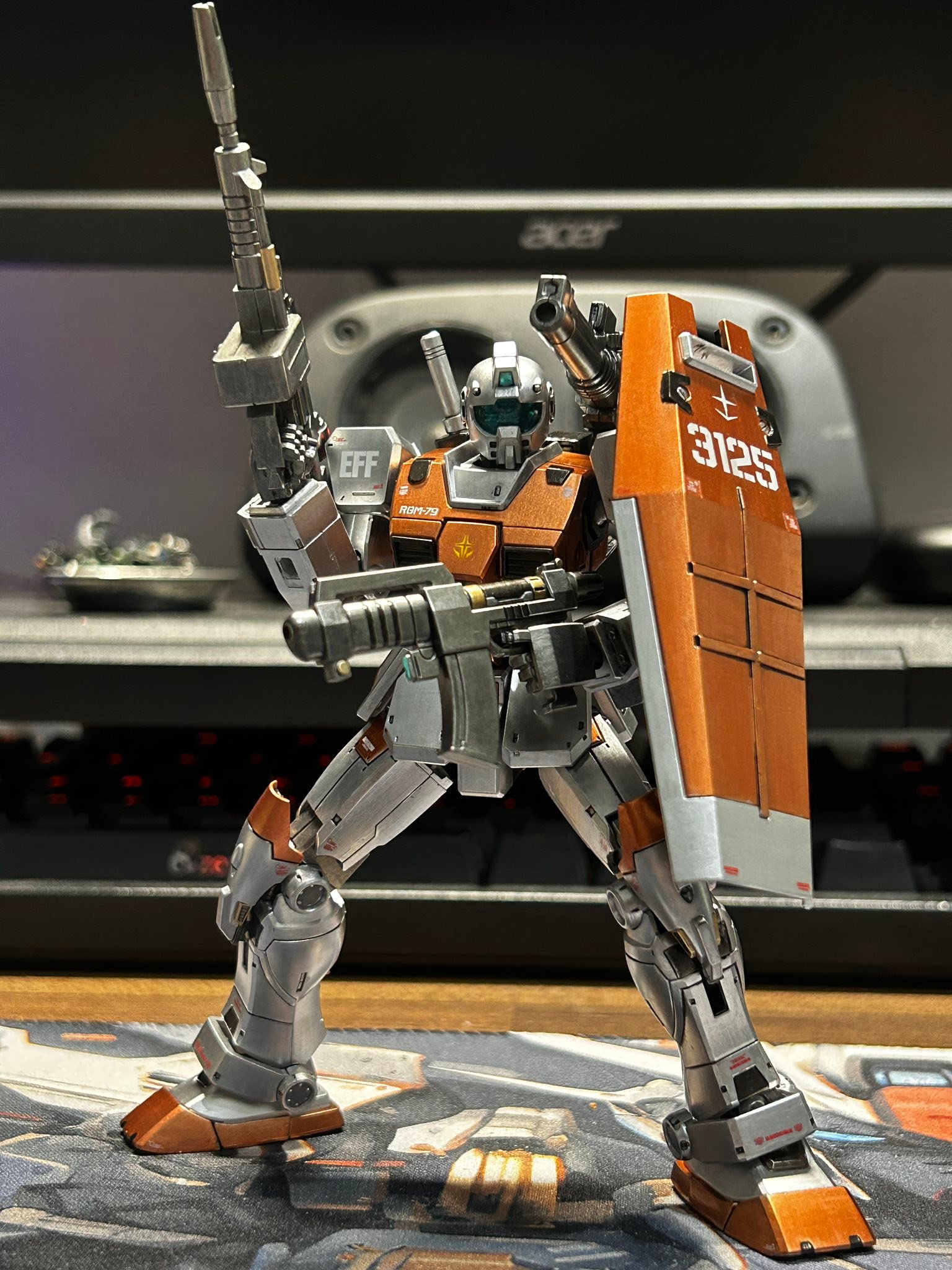 Just Build Model 做模型就對了！ | 作品分享 吉姆-摩洛哥戰線規格 連續做了七隻薩克 做到有點想吐⋯ 所以換個口味😂 ...