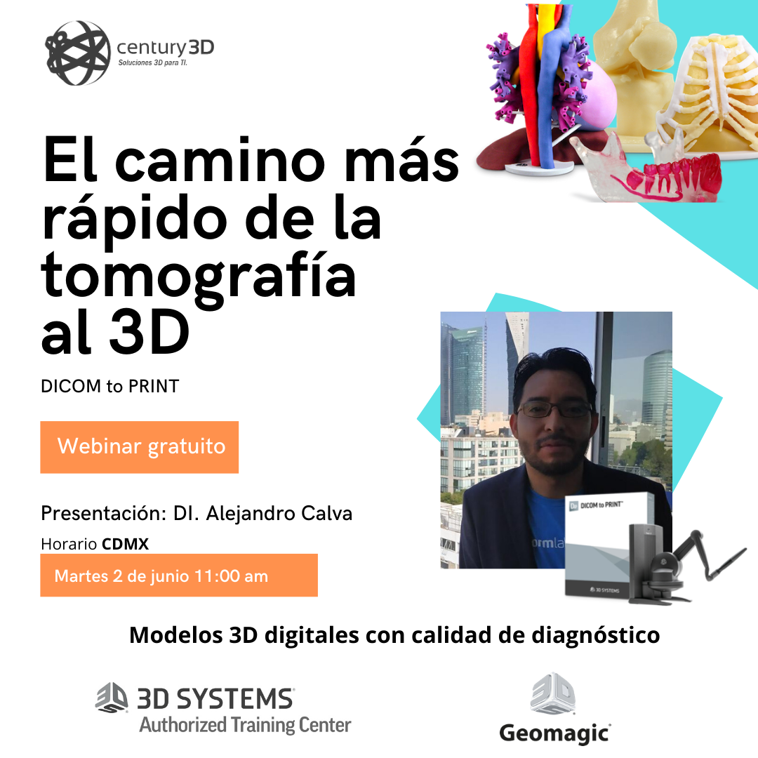 Century 3D - El software D2P® (DICOM to PRINT) aprobado...