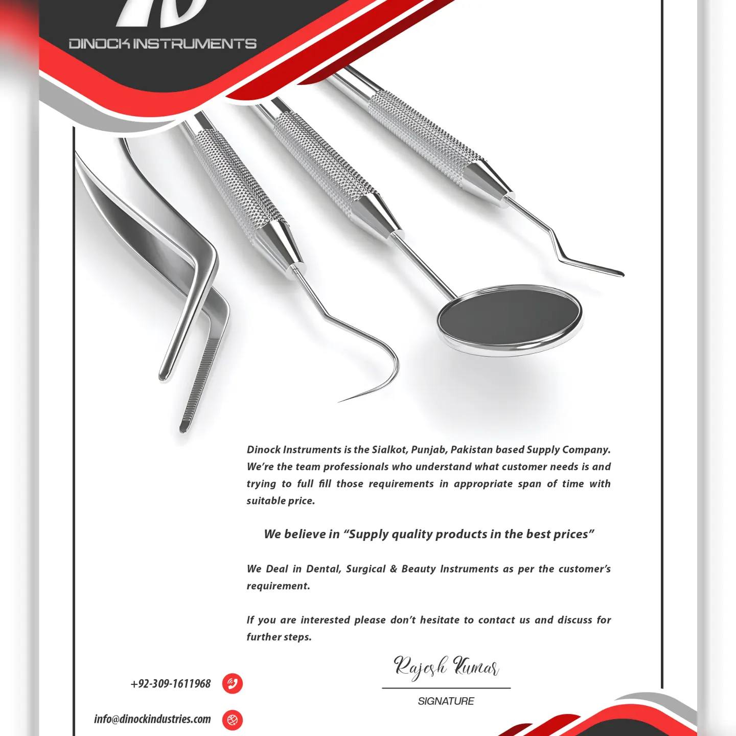 Dinock instruments