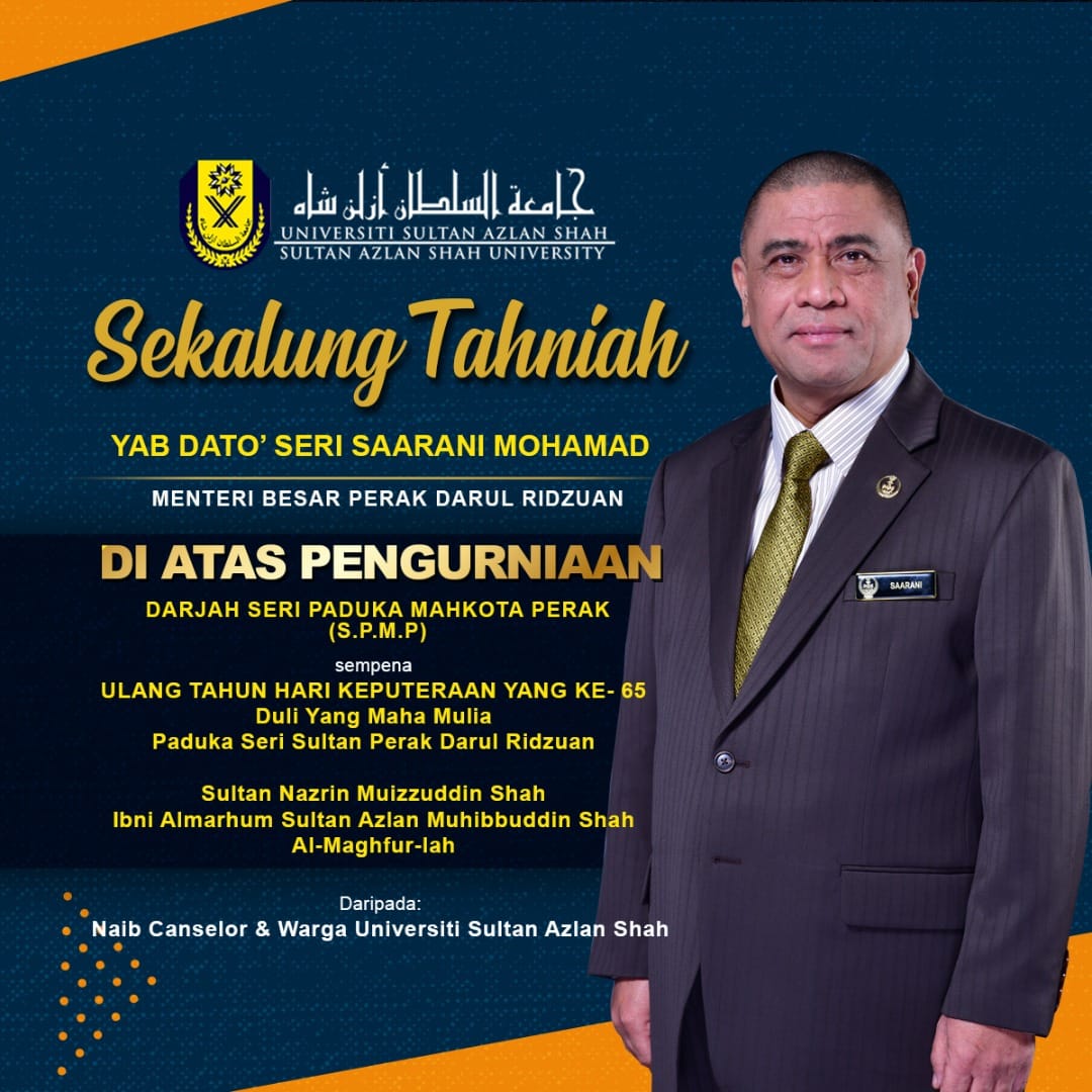 Universiti Sultan Azlan Shah Usas Siaran Facebook