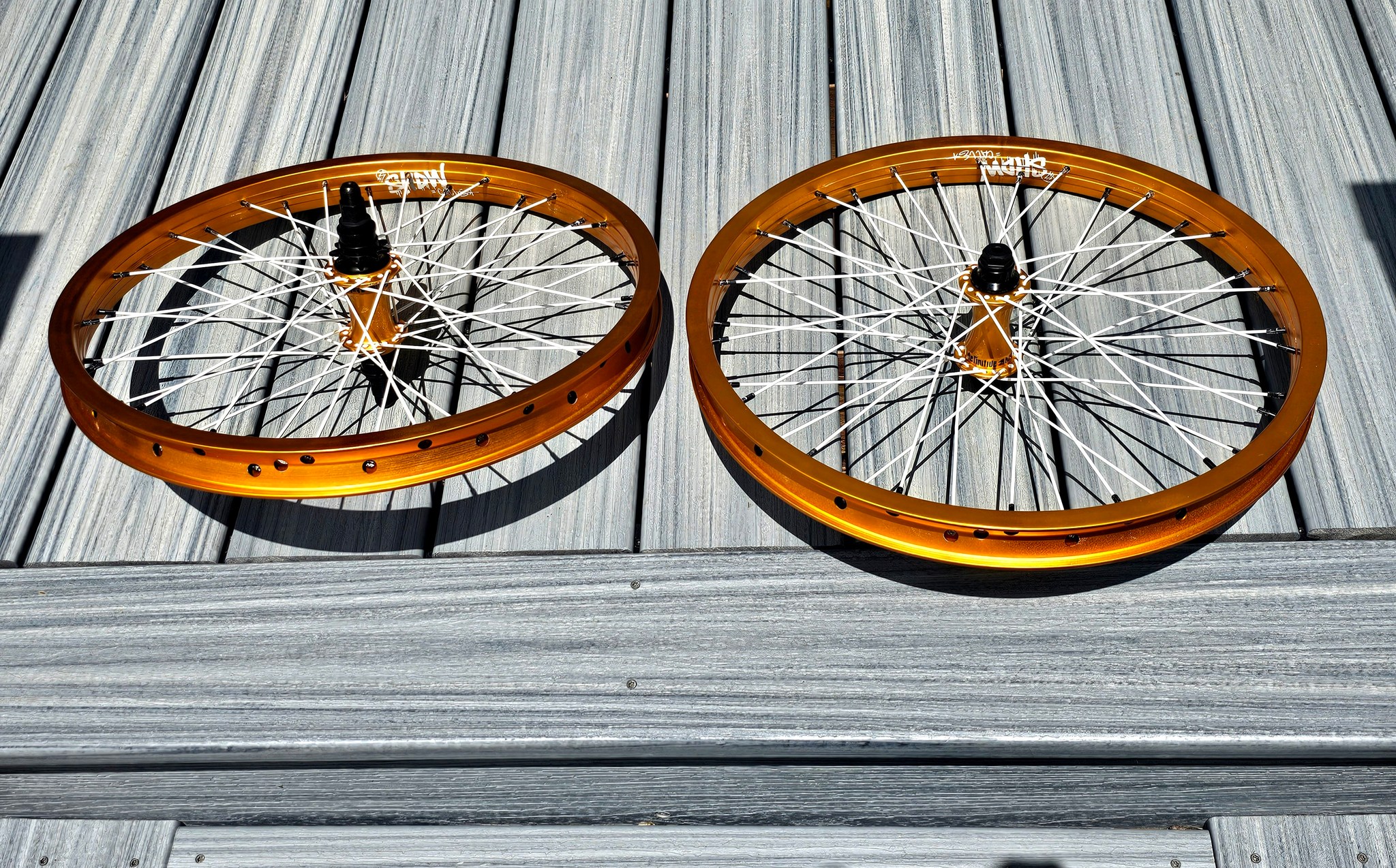 New BMX wheelsets with Shadow and Profile hubs