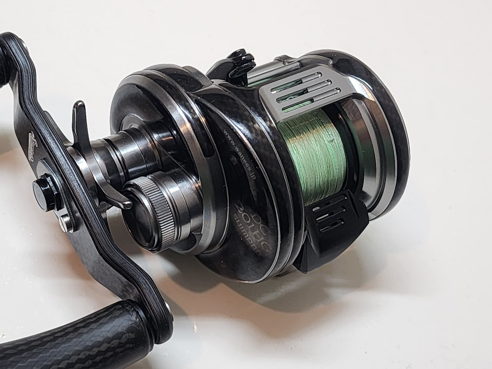 Shimano CQ DC 201 reel modification